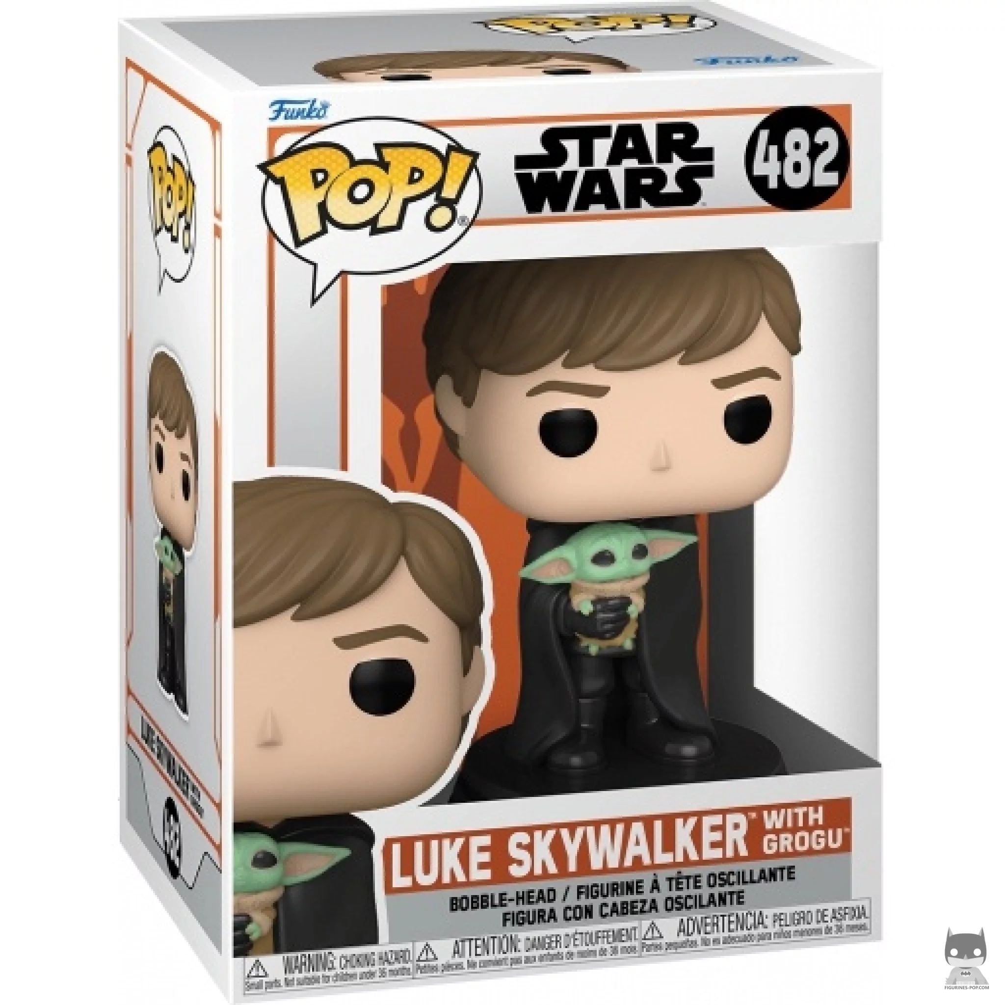 Figurine Funko POP Luke Skywalker avec Grogu avec boîte