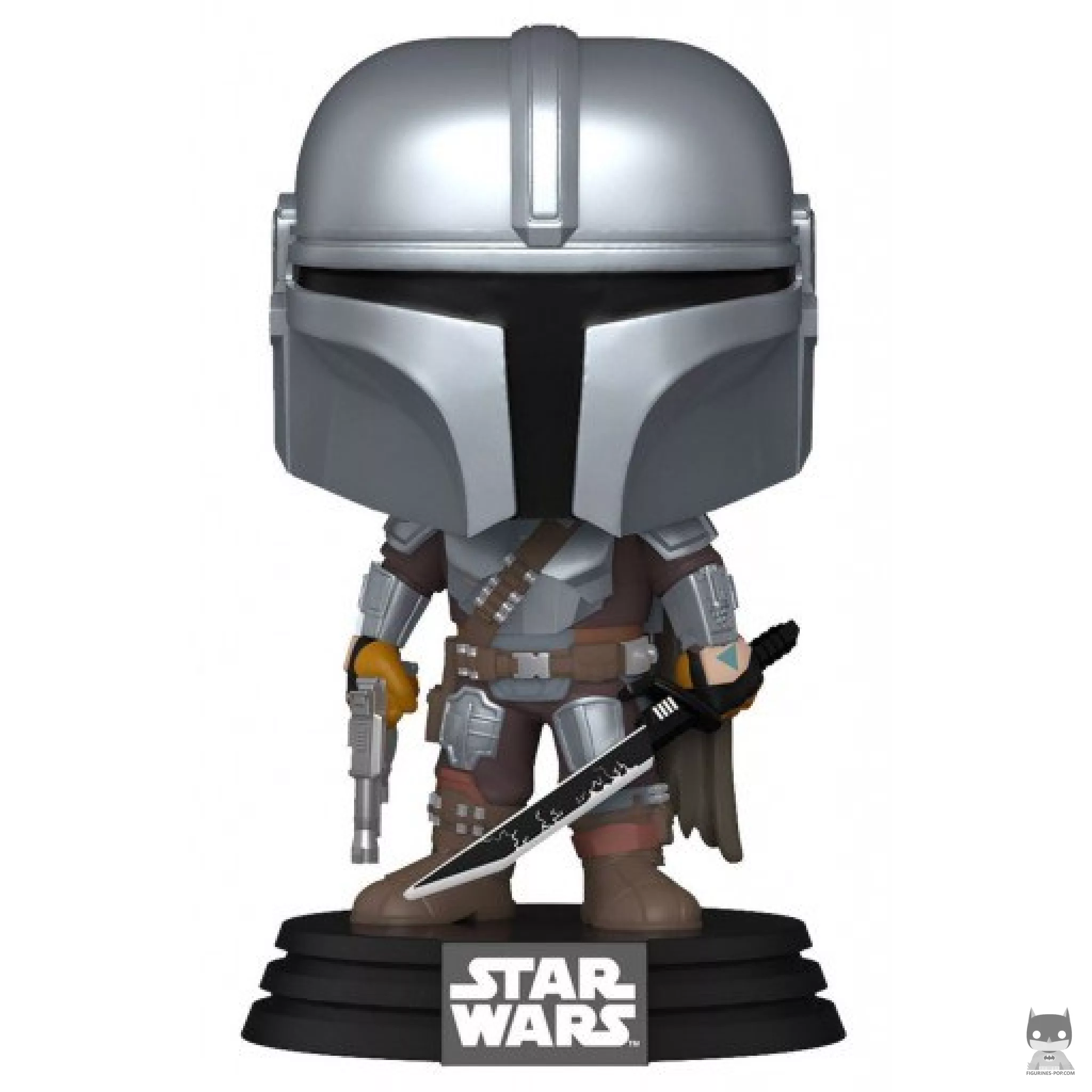 Figurine Funko POP Le Mandalorien avec Le Sabre Noir (Le Mandalorien (Star Wars))