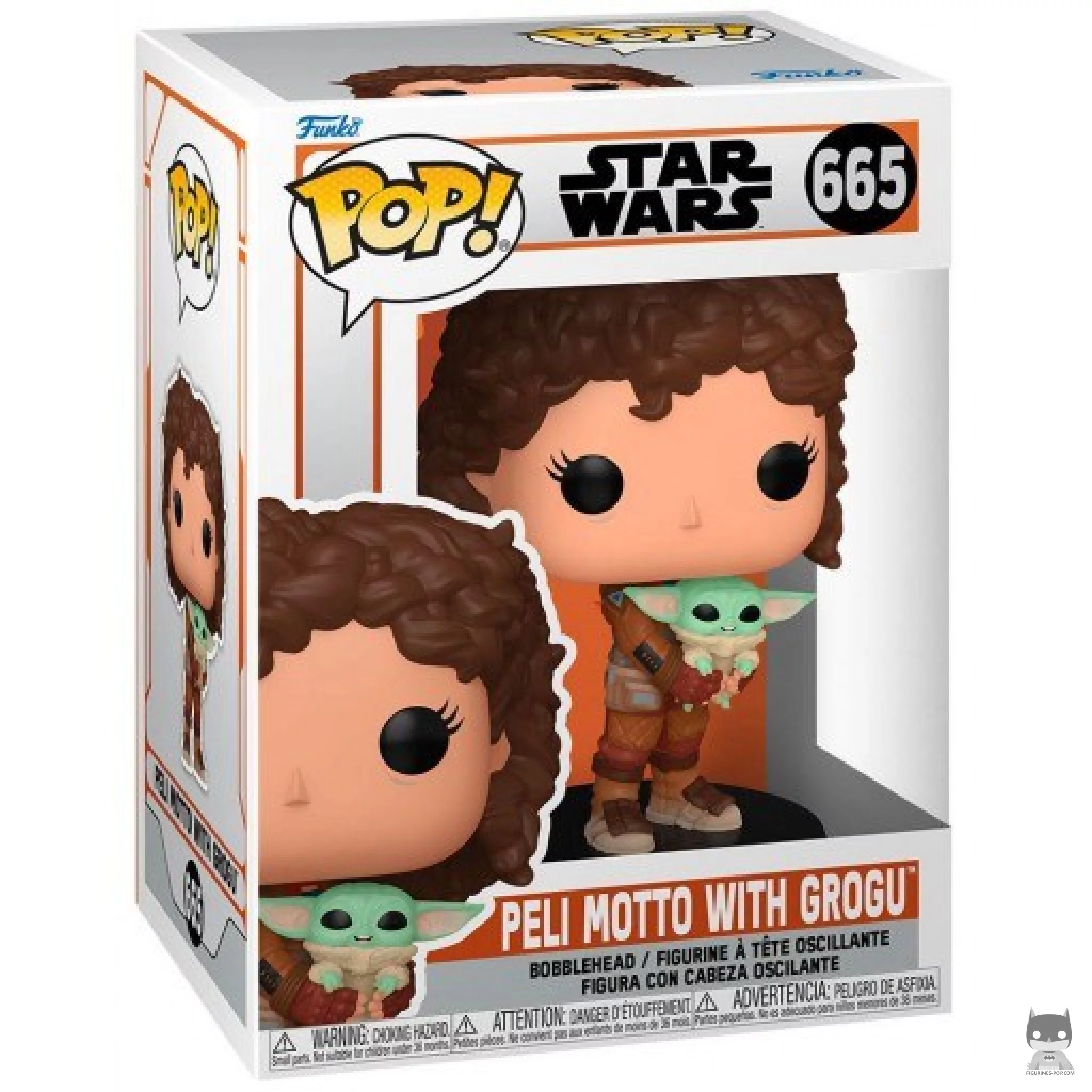 Figurine Funko POP Peli Motto avec Grogu avec boîte
