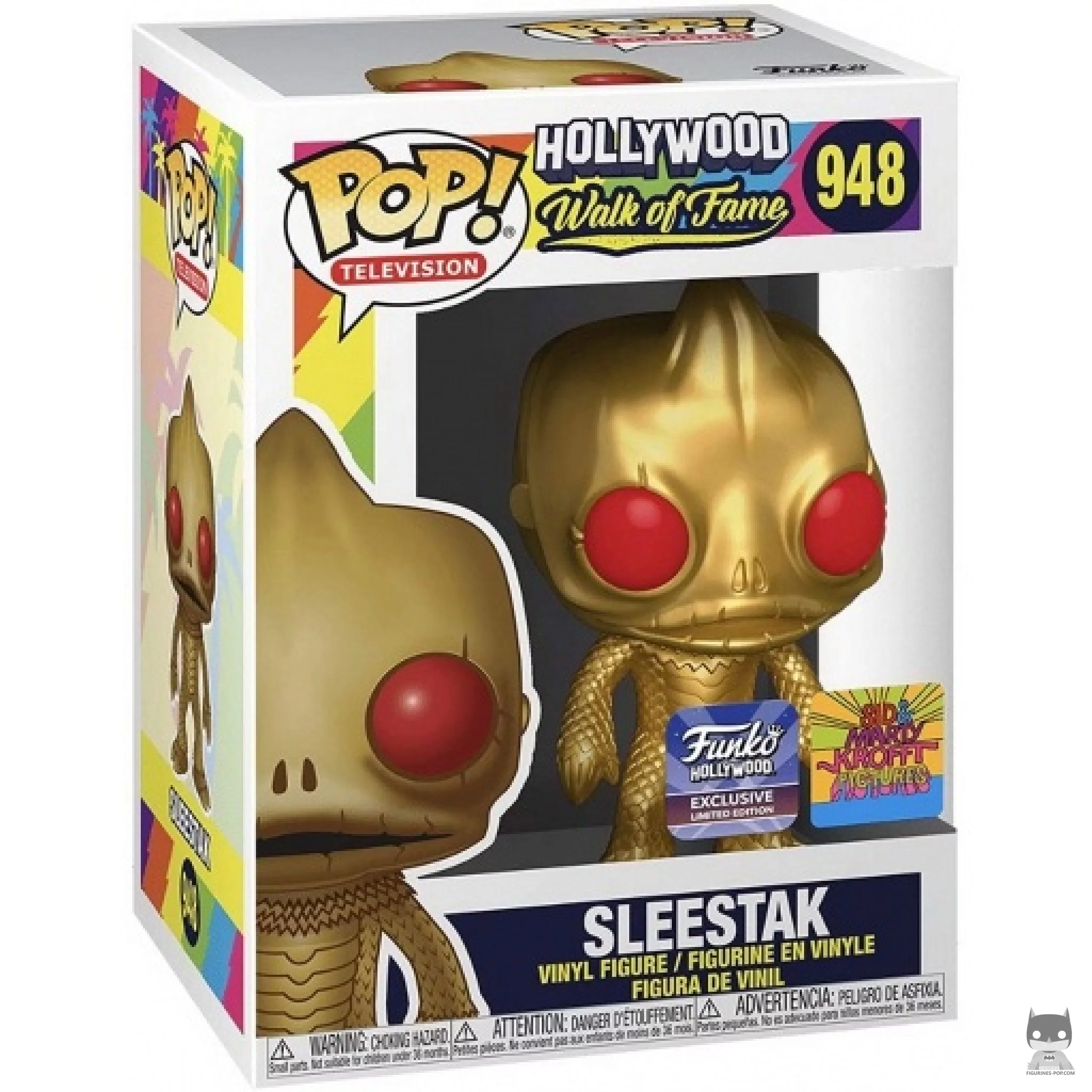 Figurine Funko POP Sleestak (Doré) avec boîte