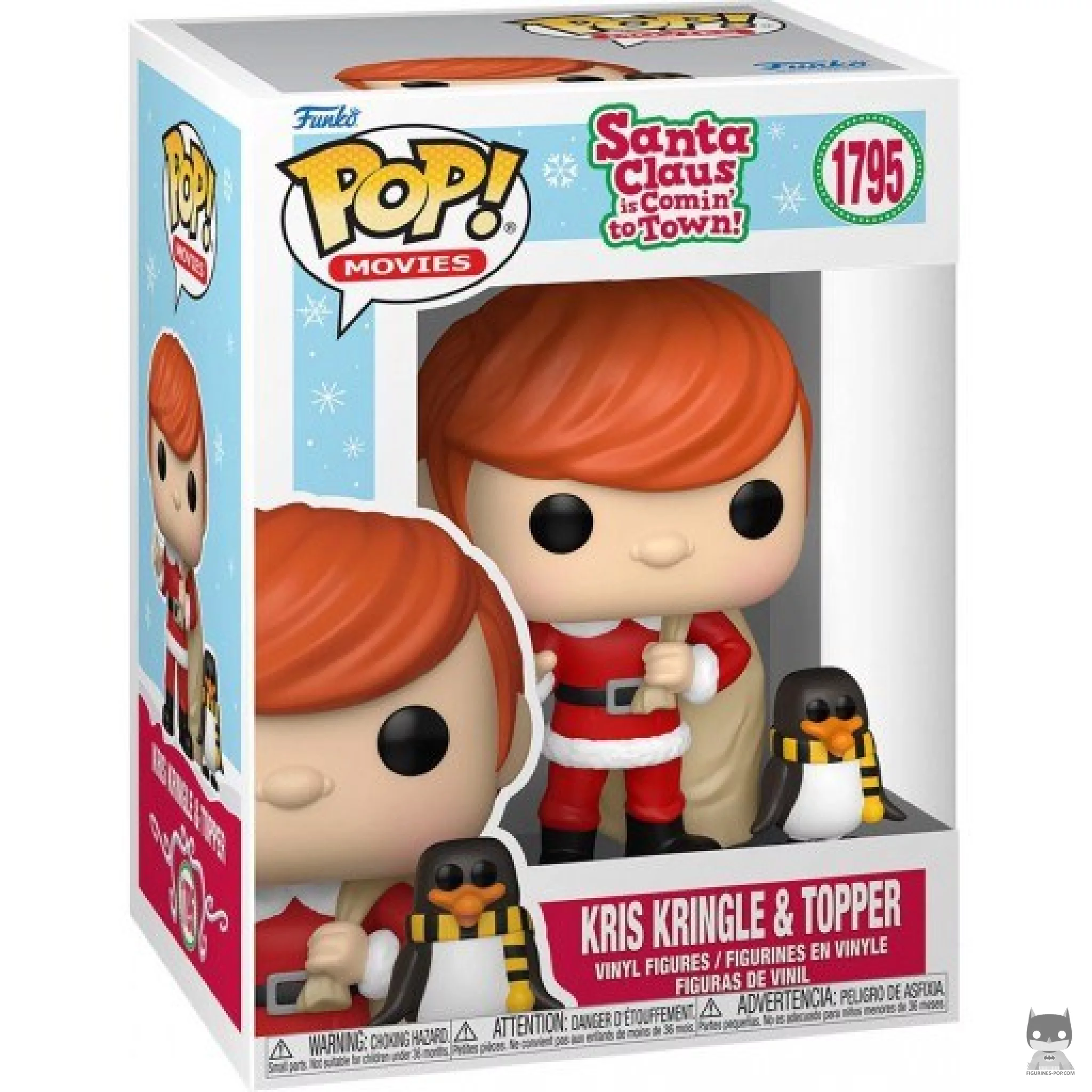 Figurine Funko POP Kris Kringle & Topper avec boîte