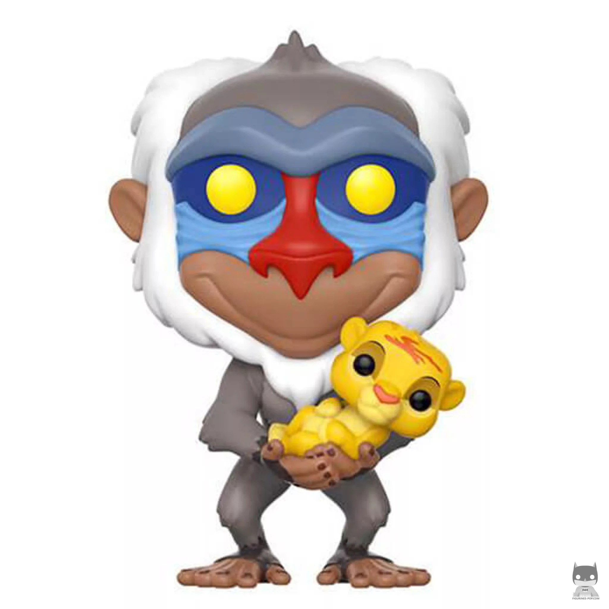 Figurine Funko POP Rafiki tenant Simba bébé (Le Roi Lion)