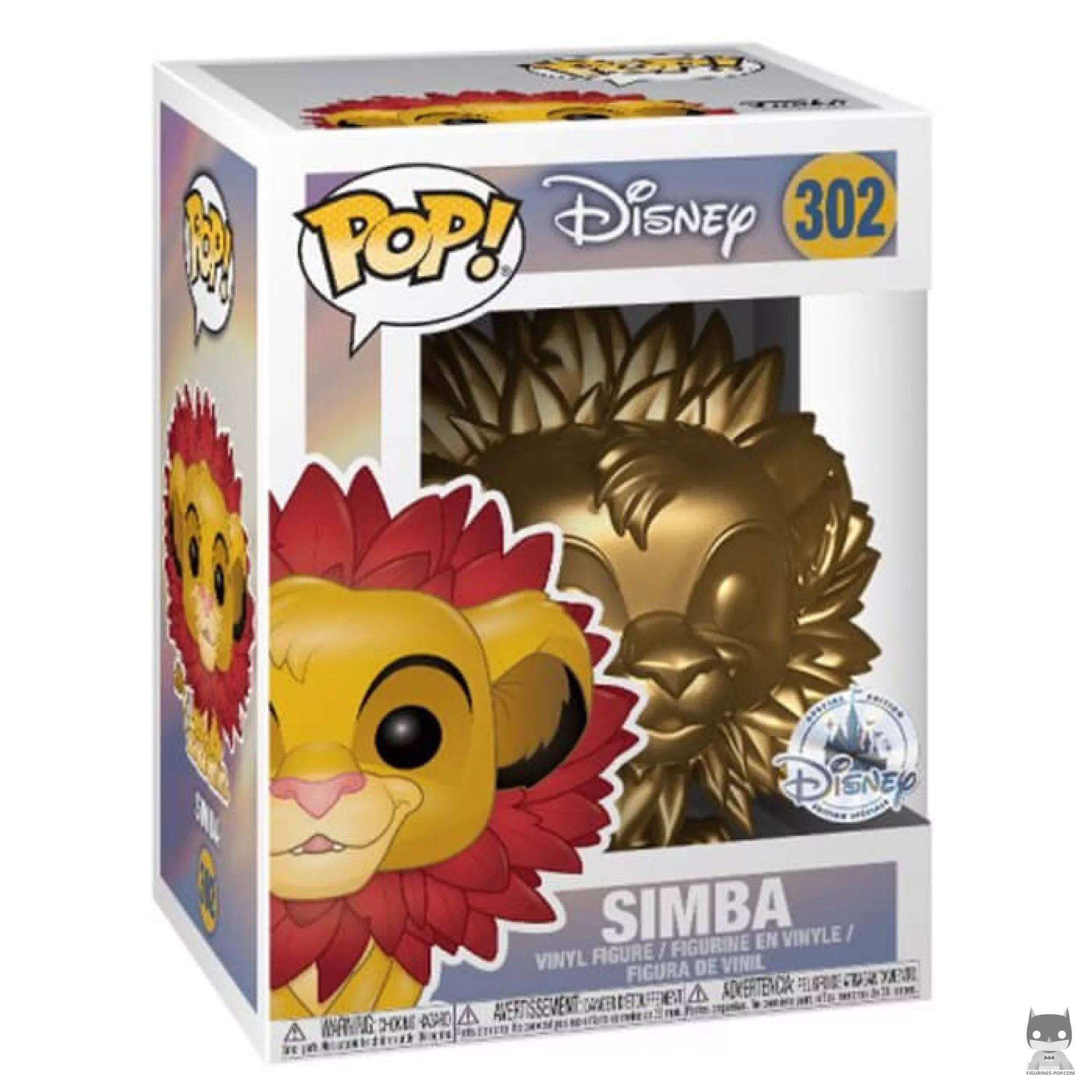 Figurine Funko POP Simba (Gold) avec boîte