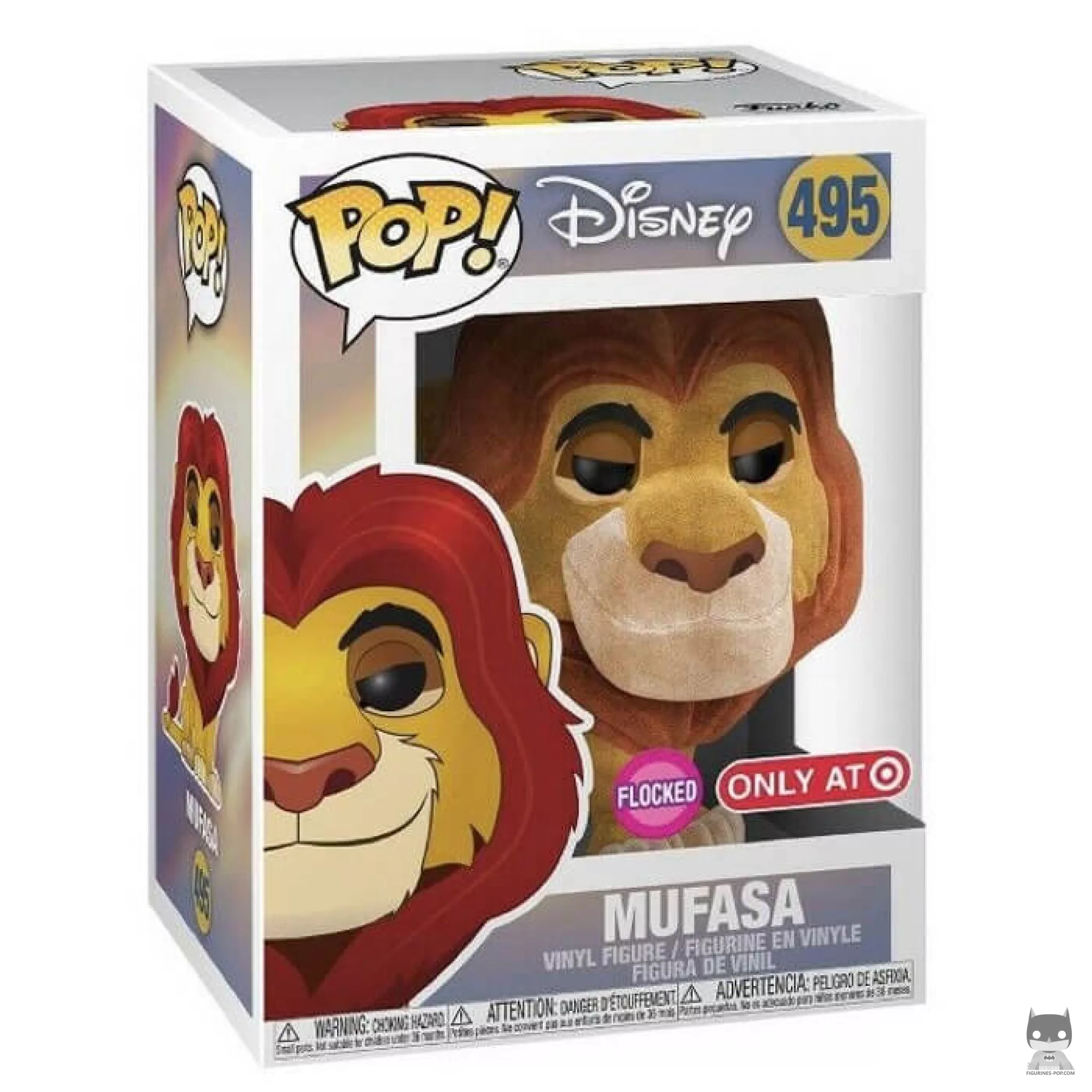 Figurine Funko POP Mufasa (Flocked) avec boîte