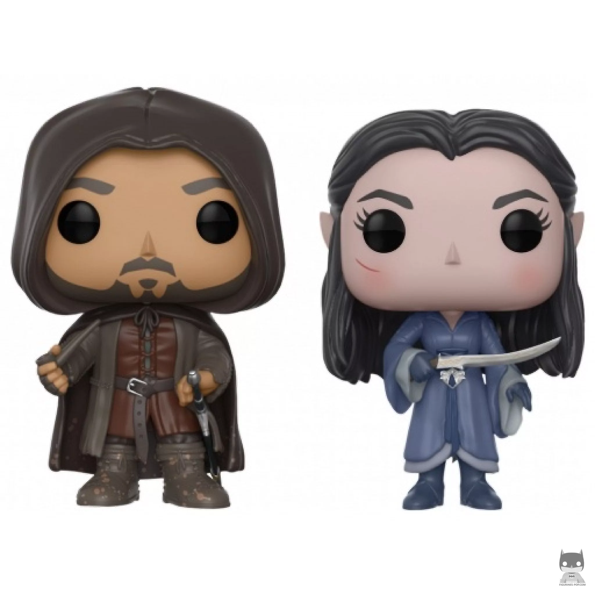 Figurine Funko POP Aragorn & Arwen (Le Seigneur des Anneaux)