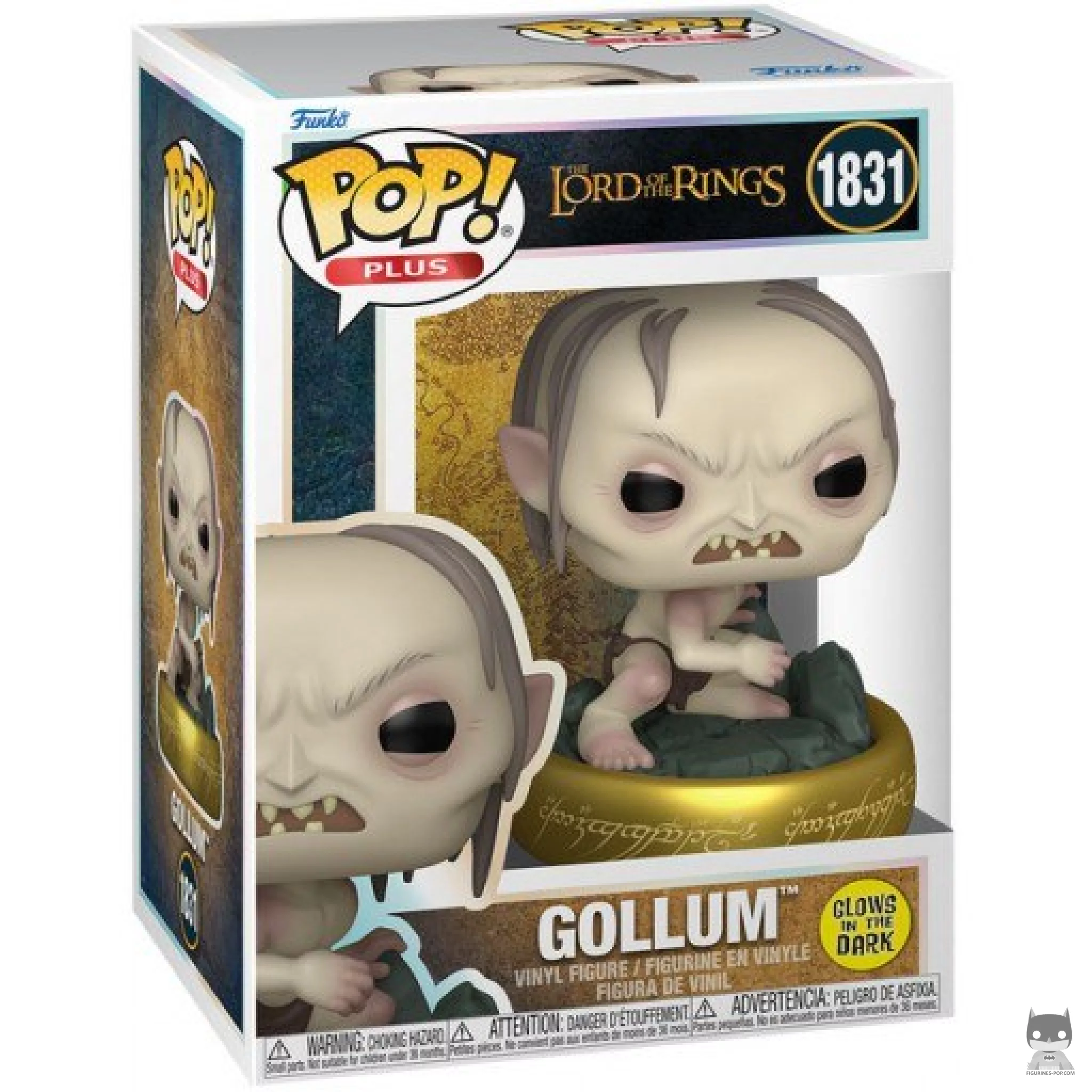 Figurine Funko POP Gollum (Glow in the Dark) avec boîte