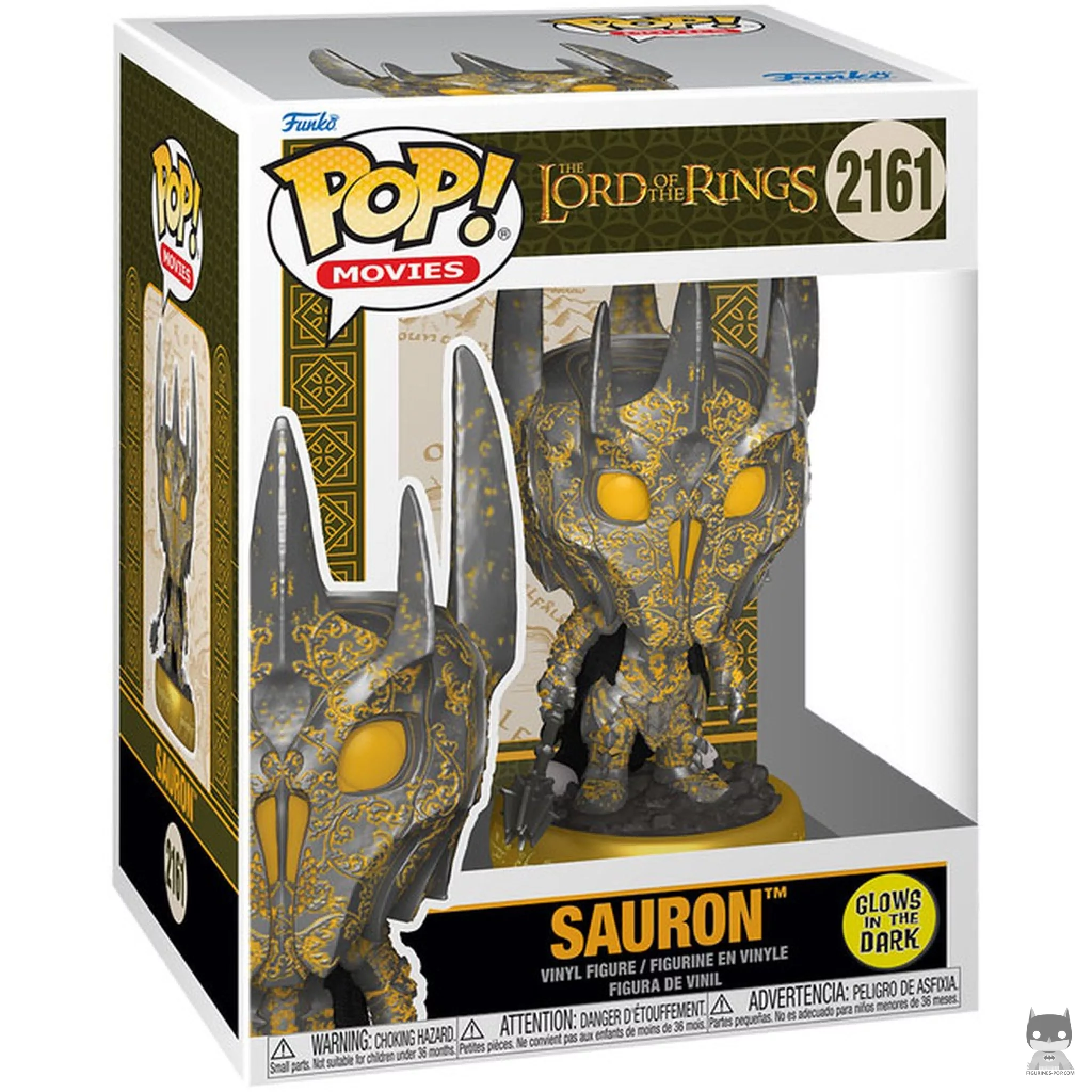 Figurine Funko POP Sauron avec Arme (Glow in the Dark) avec boîte