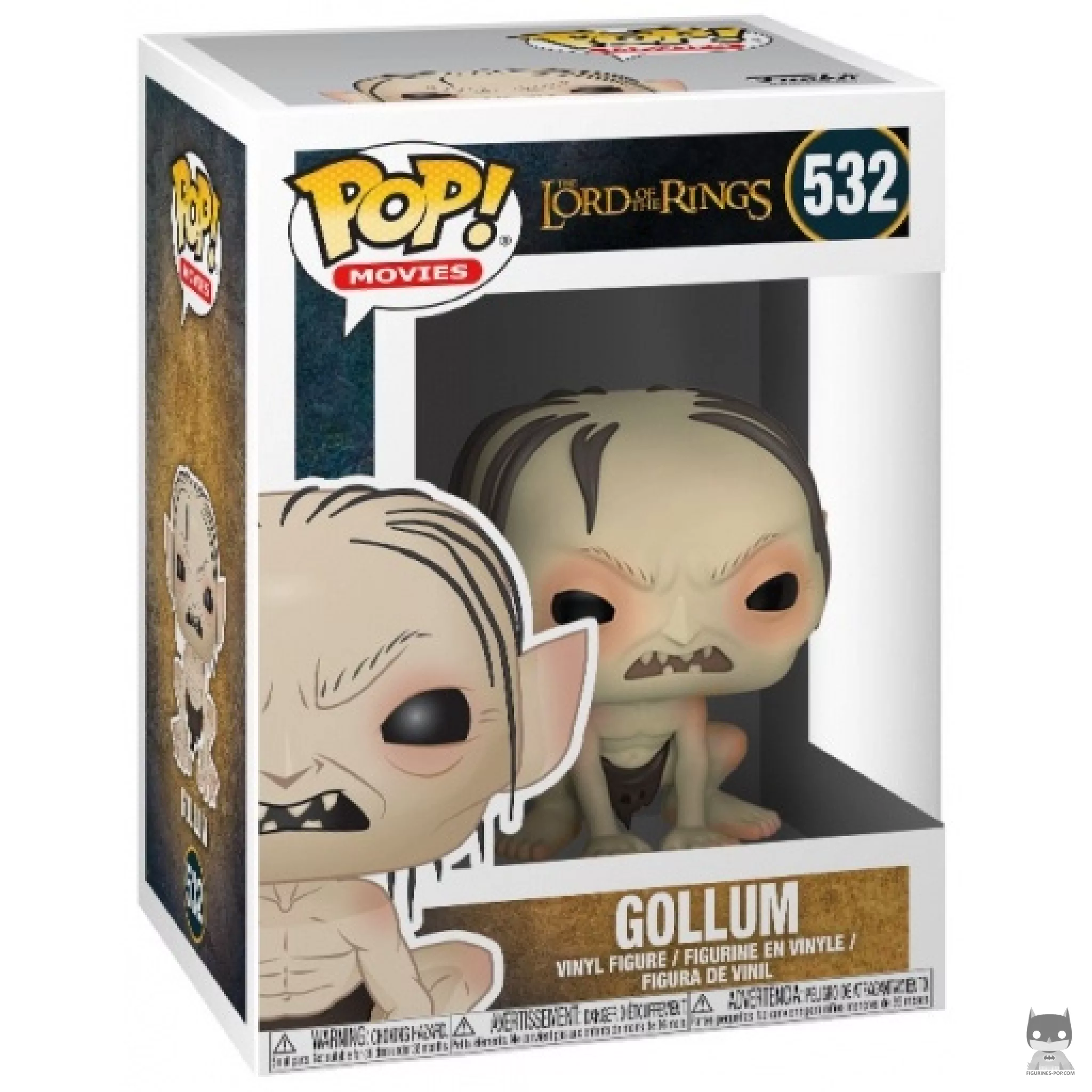 Figurine Funko POP Gollum avec boîte