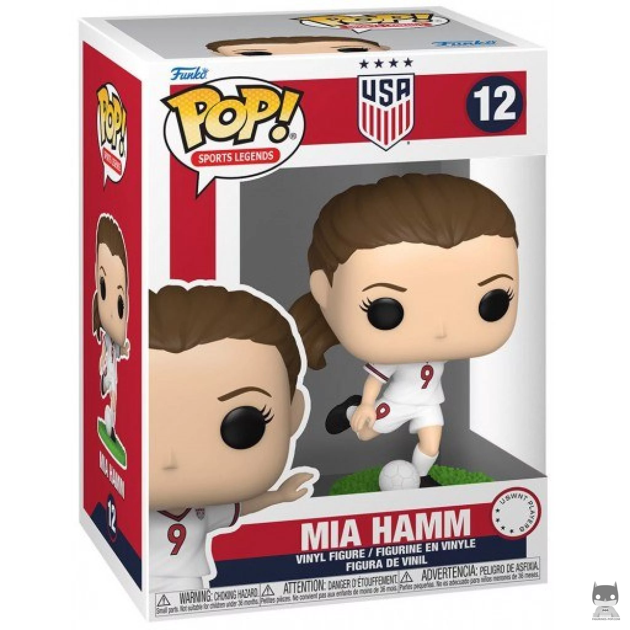 Figurine Funko POP Mia Hamm avec boîte