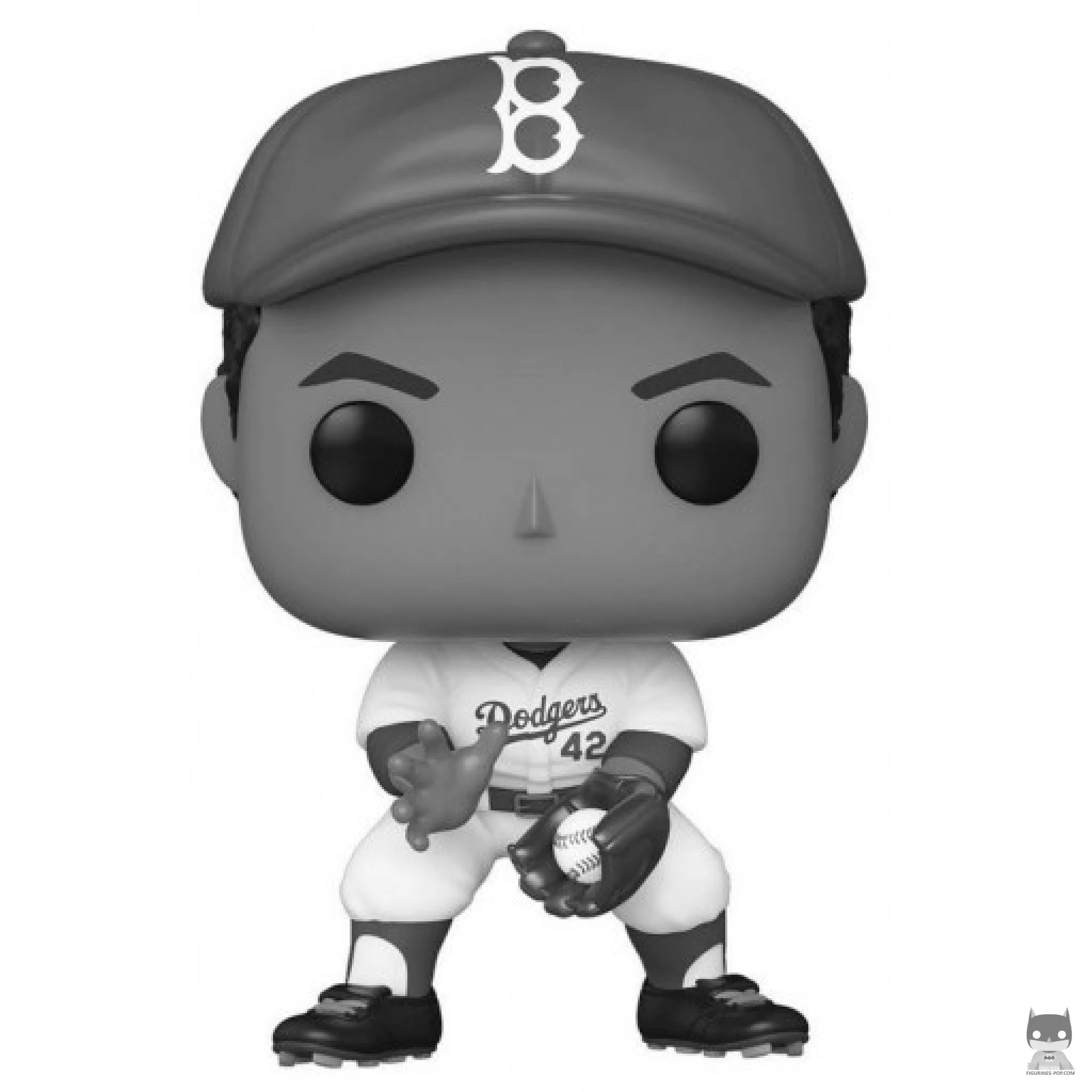 Figurine Funko POP Jackie Robinson (Black & White) (Légendes du Sport)