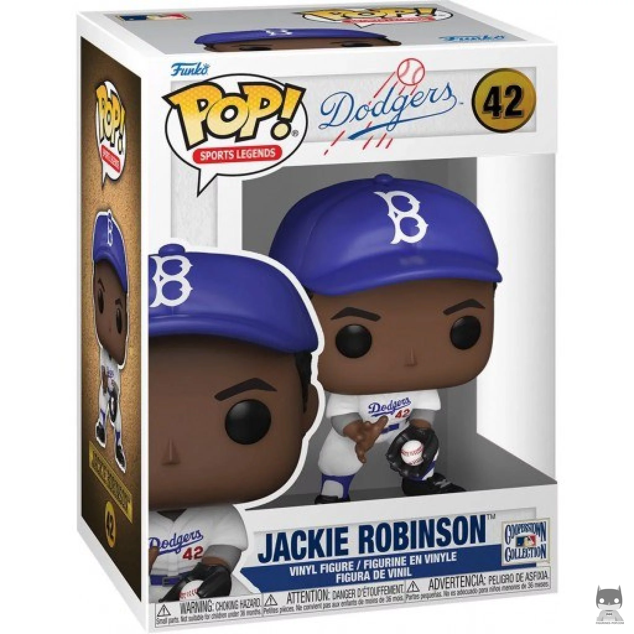Figurine Funko POP Jackie Robinson avec boîte