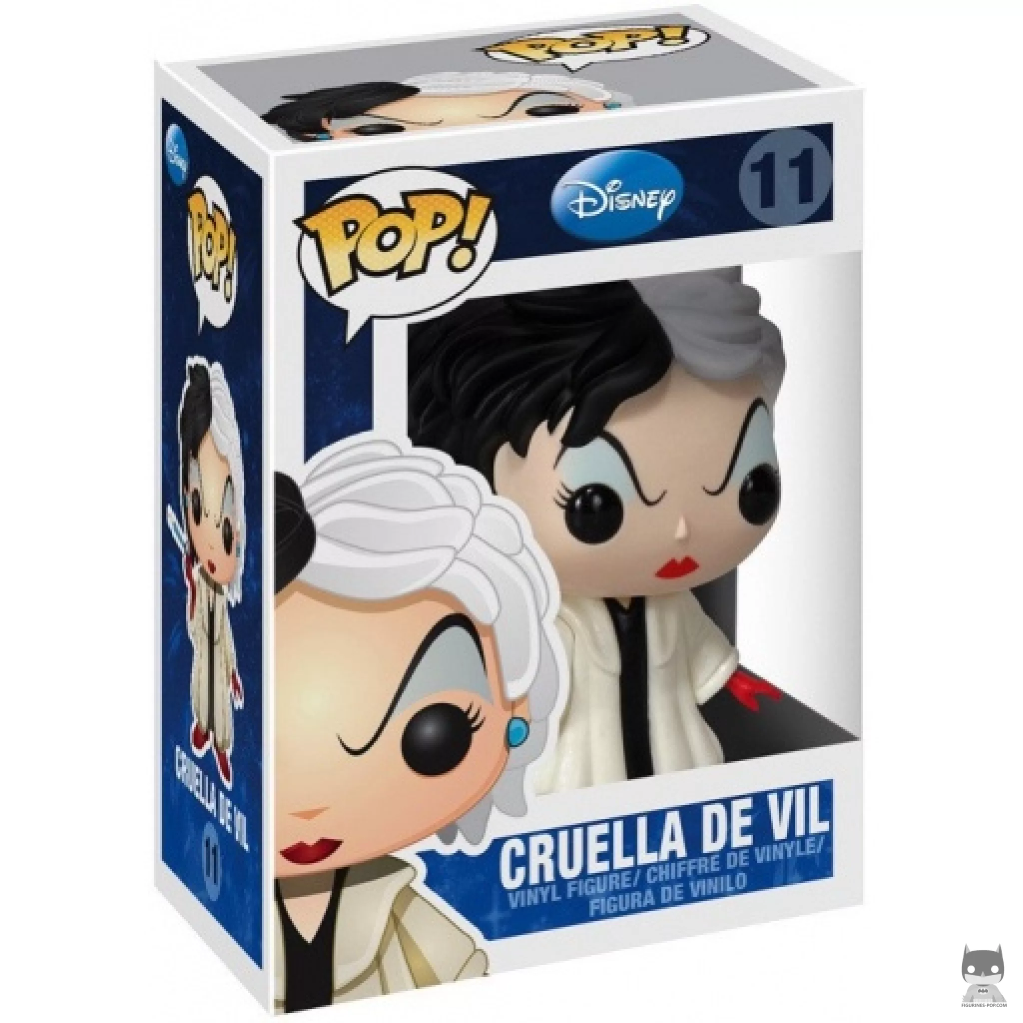 Figurine Funko POP Cruella d'Enfer avec boîte