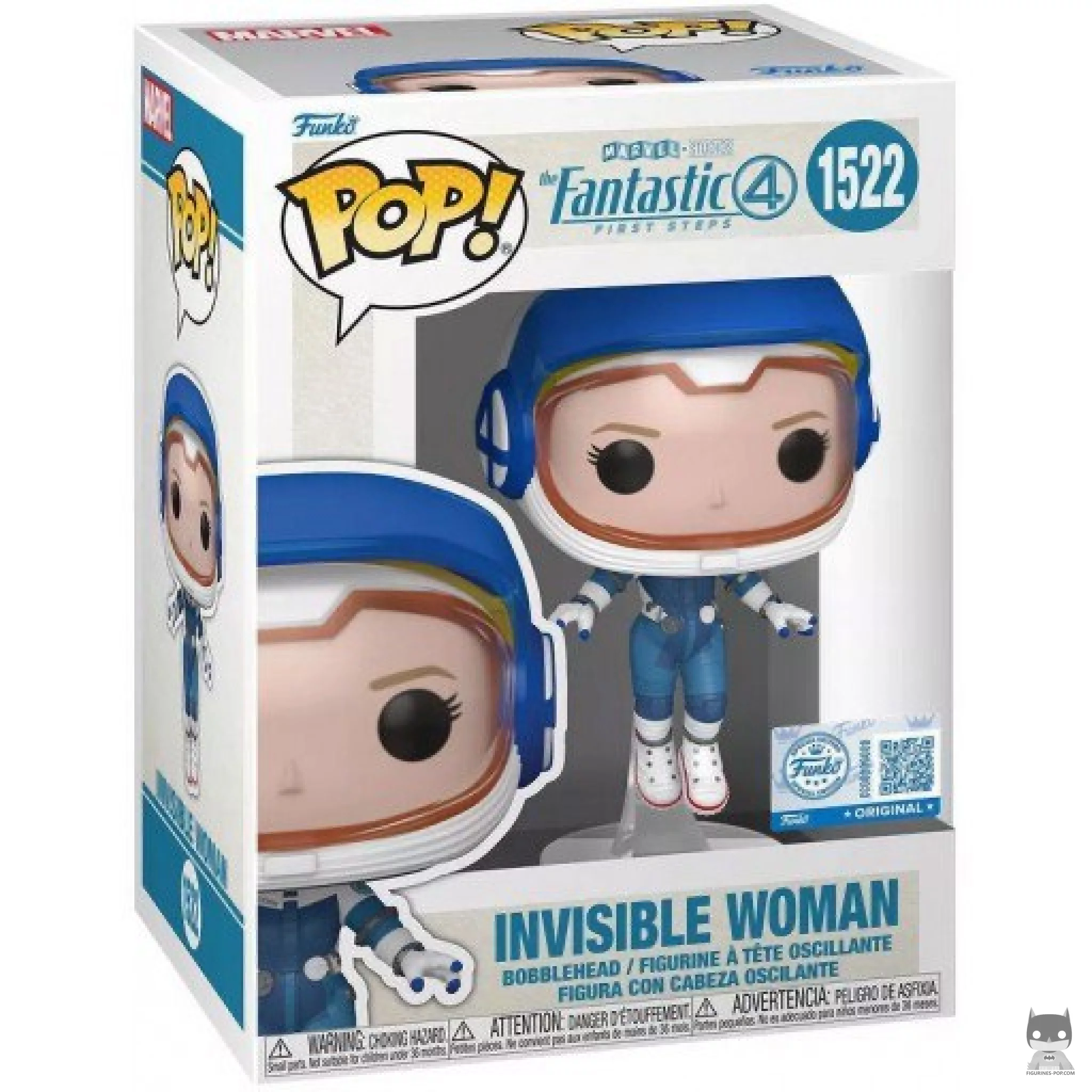 Figurine Funko POP Femme Invisible (Combinaison D'Astronaute) avec boîte