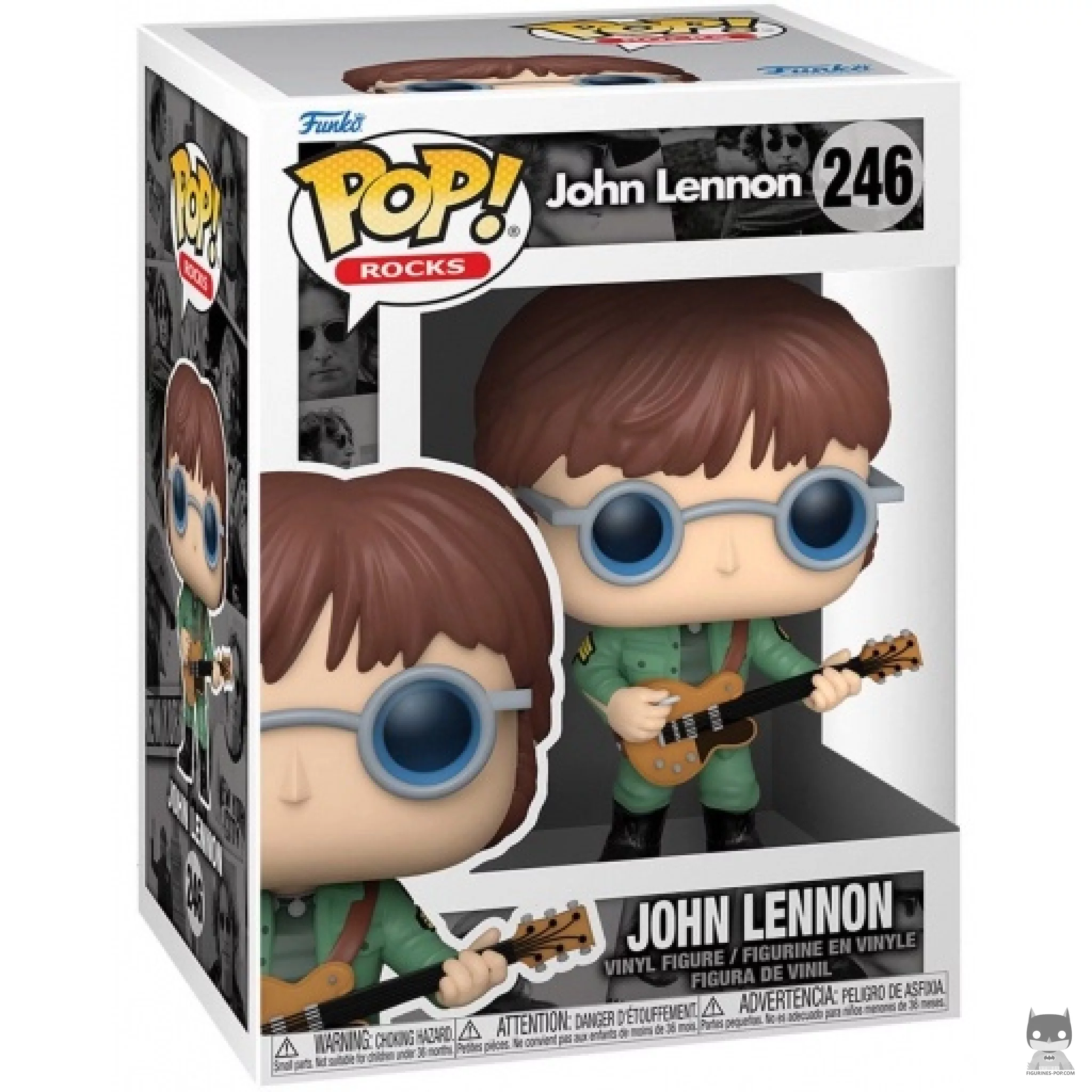 Figurine Funko POP John Lennon avec Veste Militaire avec boîte