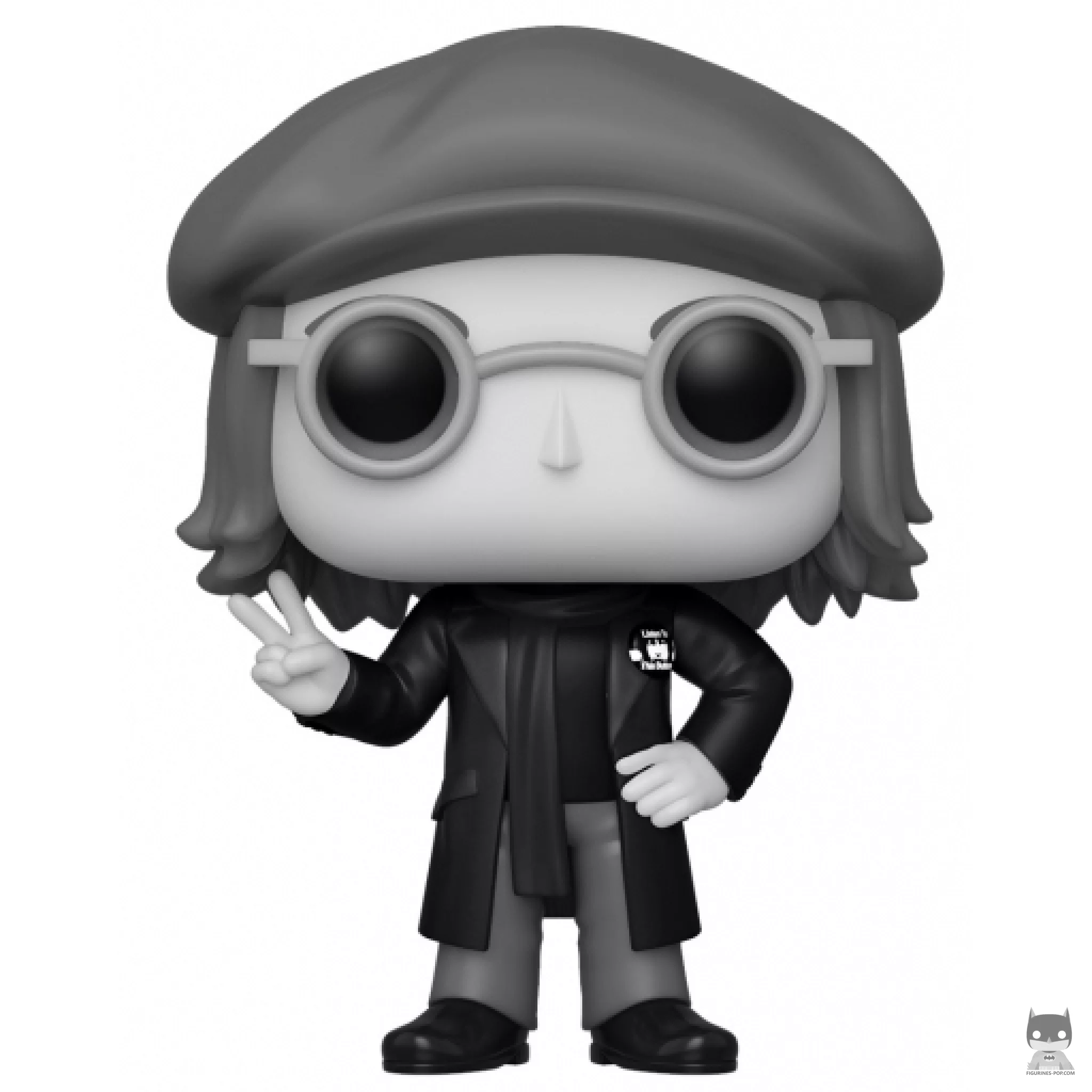 Figurine Funko POP John Lennon (Noir & Blanc) (Chase) (Les Beatles)
