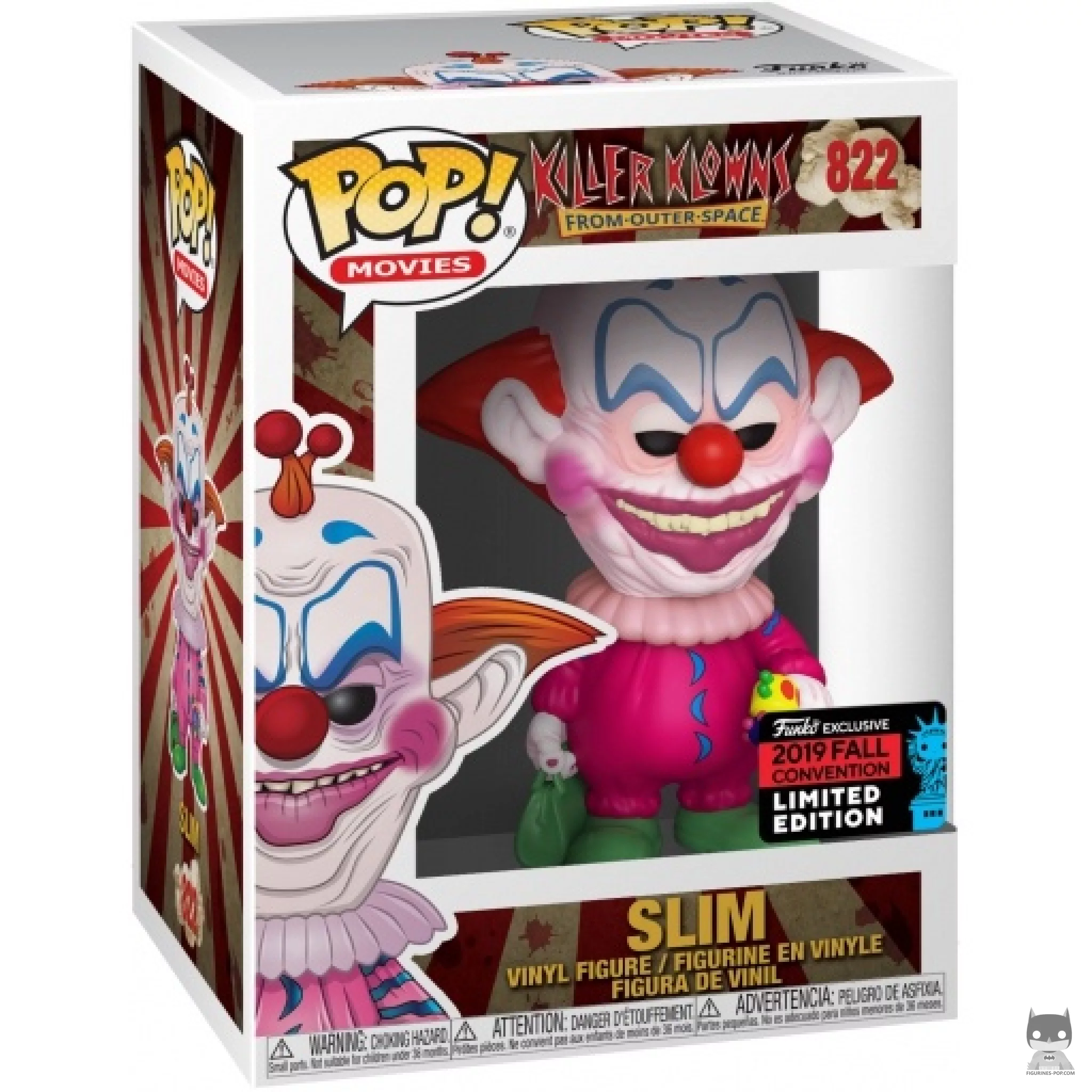 Figurine Funko POP Slim avec boîte