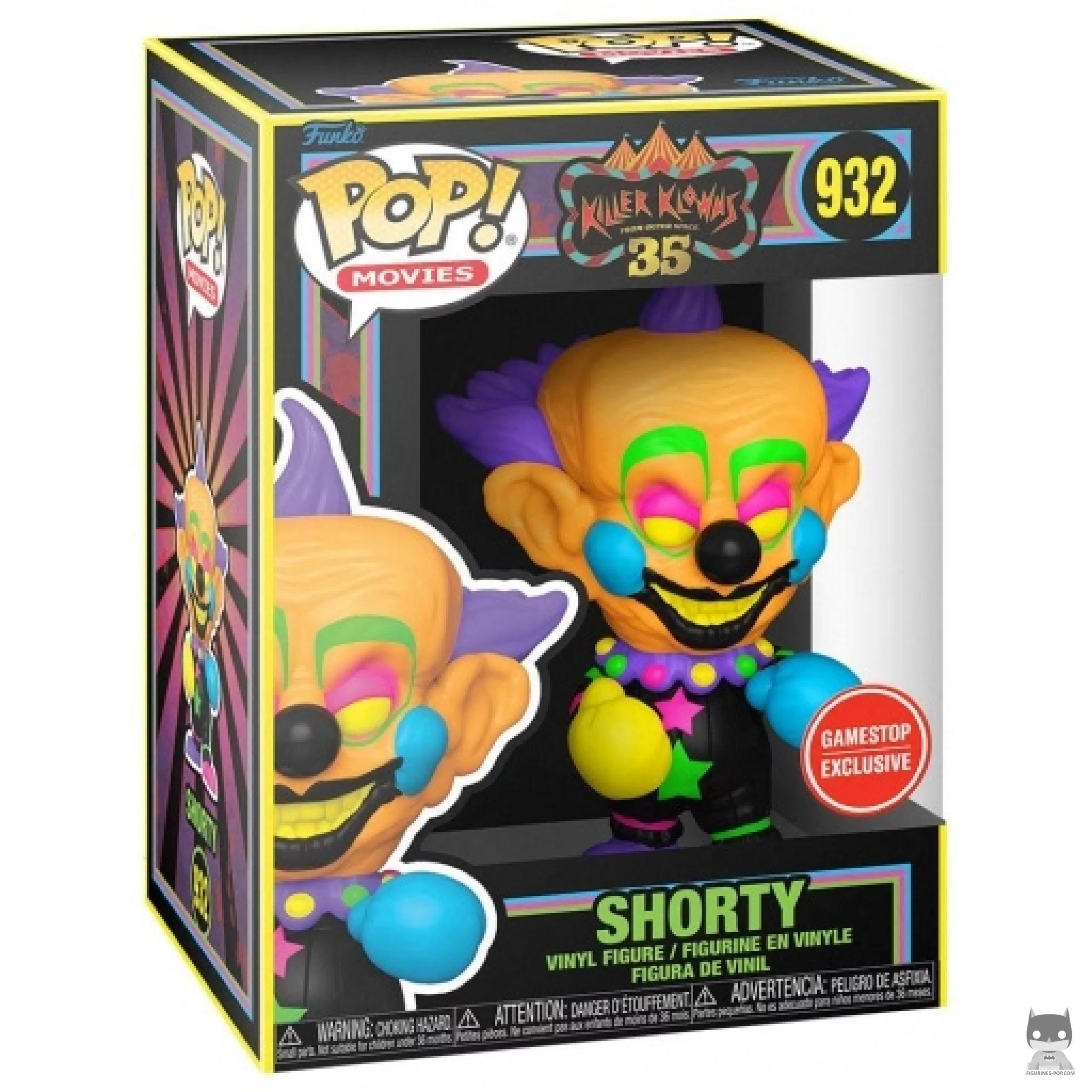Figurine Funko POP Shorty (Blacklight) avec boîte