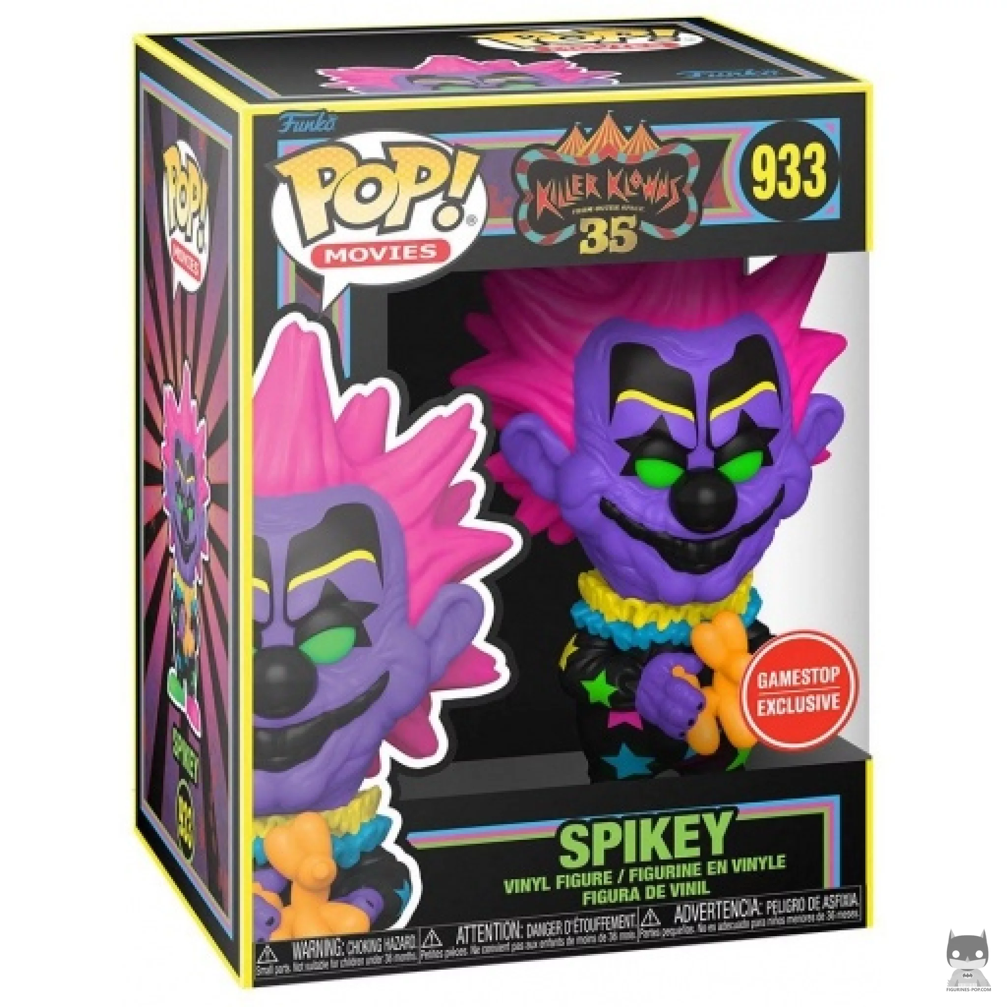 Figurine Funko POP Spikey (Blacklight) avec boîte
