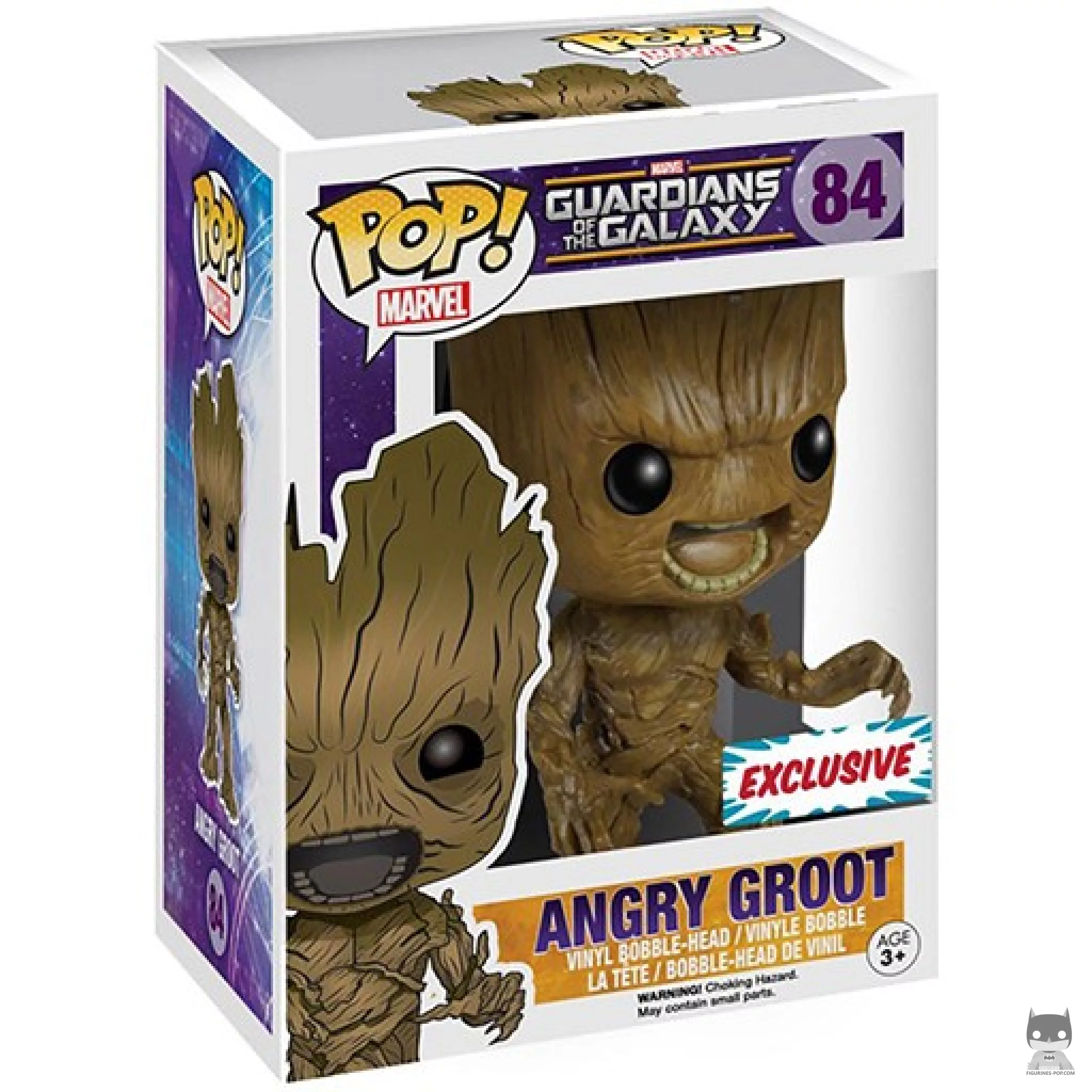 Figurine Funko POP Groot en colère avec boîte