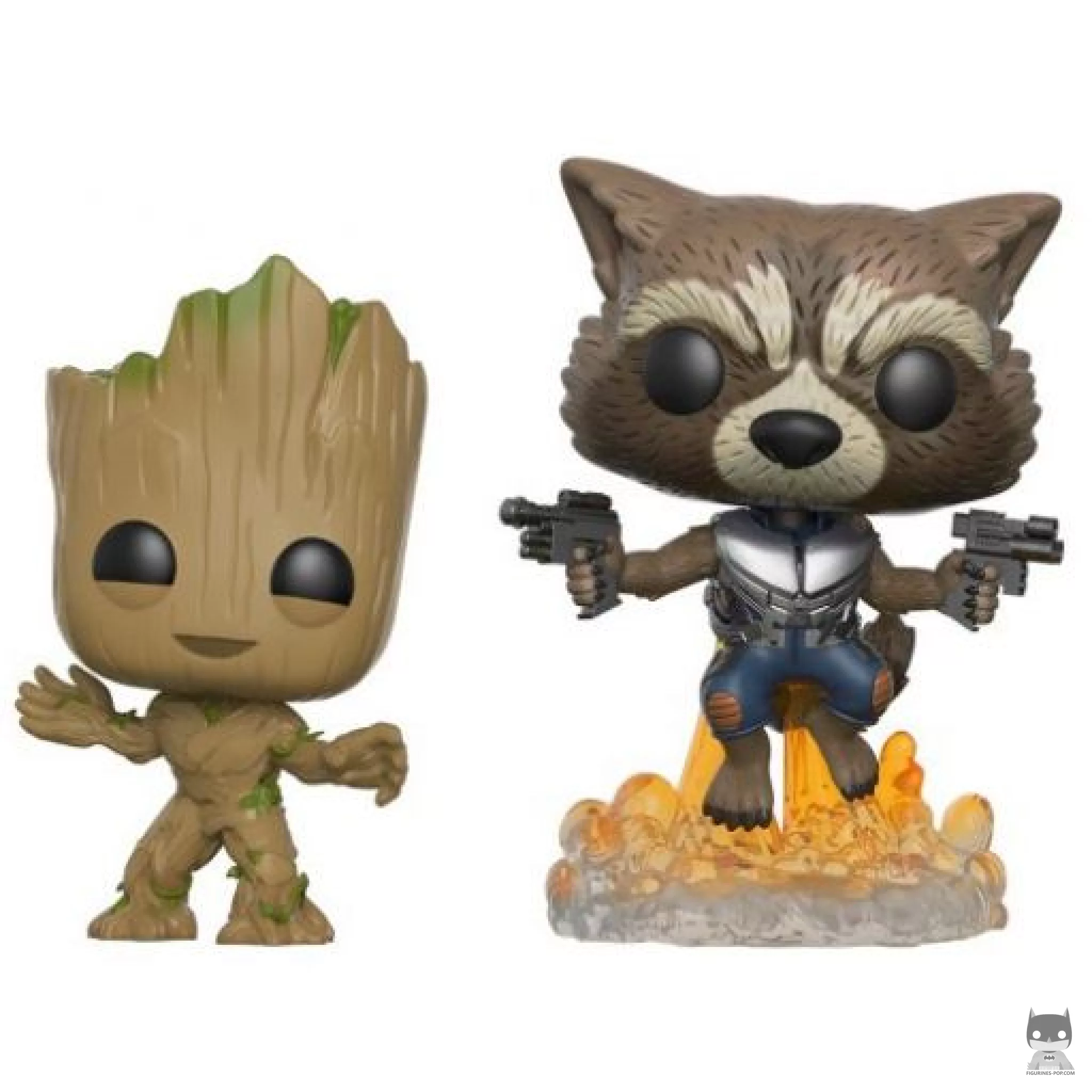 Figurine Funko POP Groot & Rocket (Les Gardiens de la Galaxie vol.2)