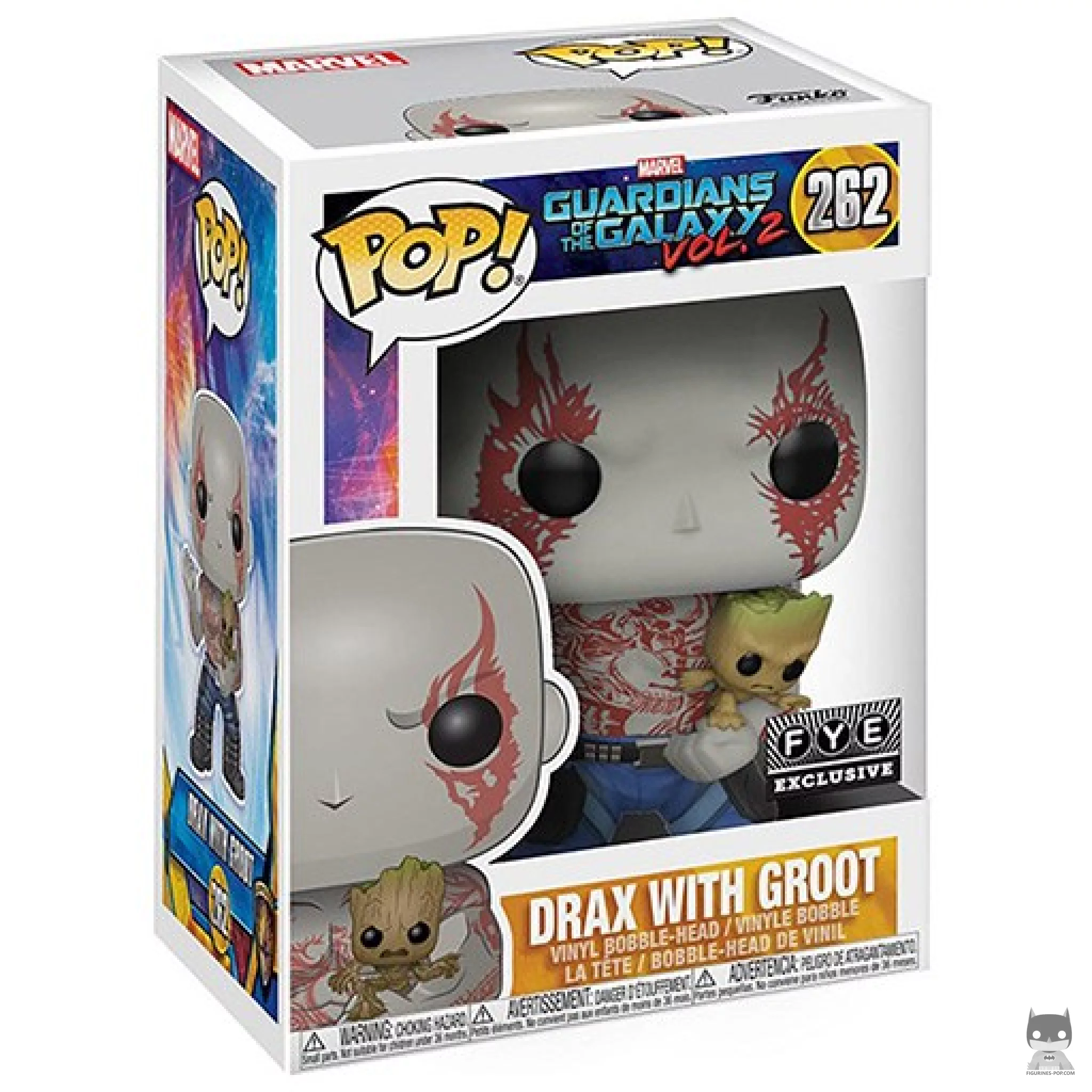Figurine Funko POP Drax avec bébé Groot avec boîte