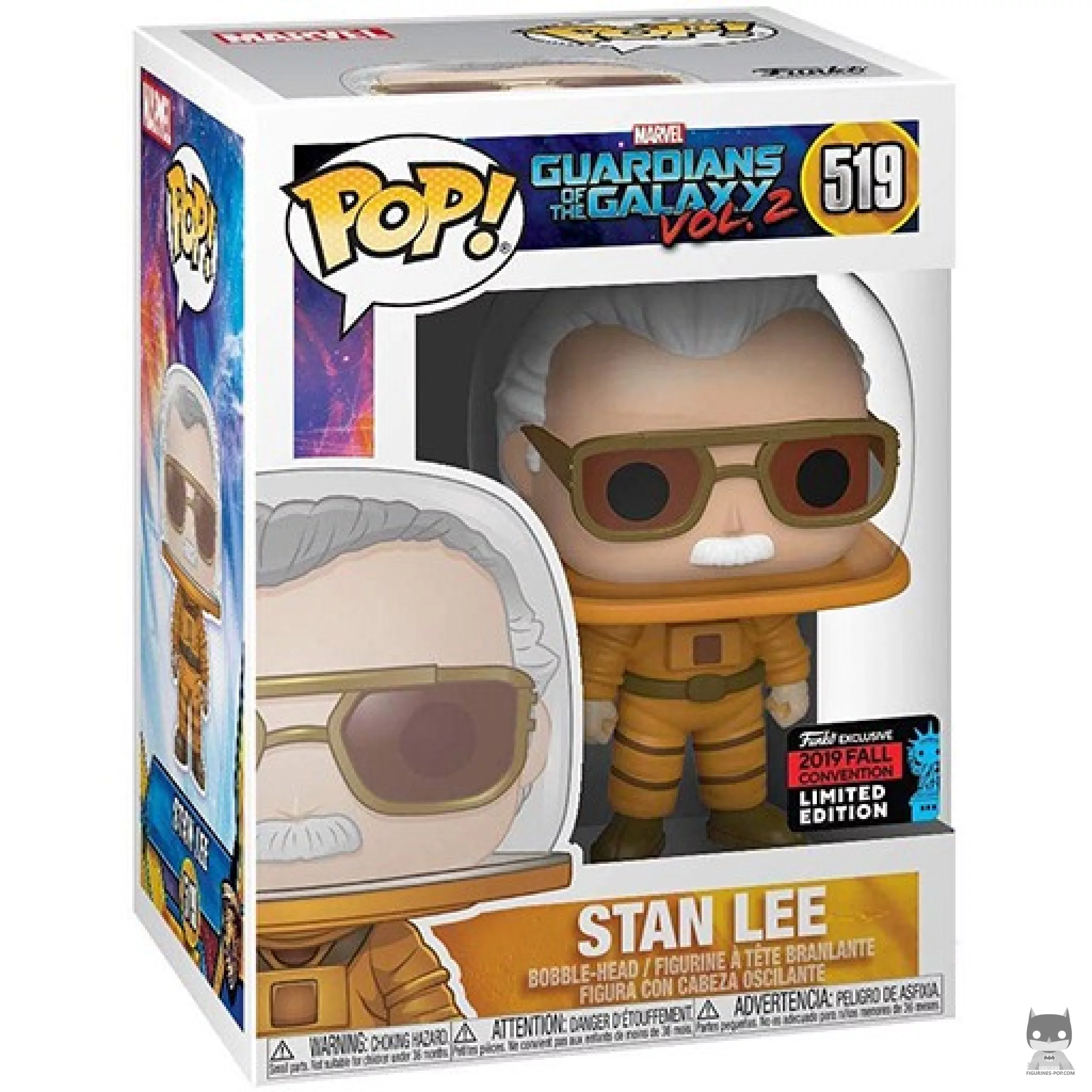 Figurine Funko POP Stan Lee en Astronaute avec boîte