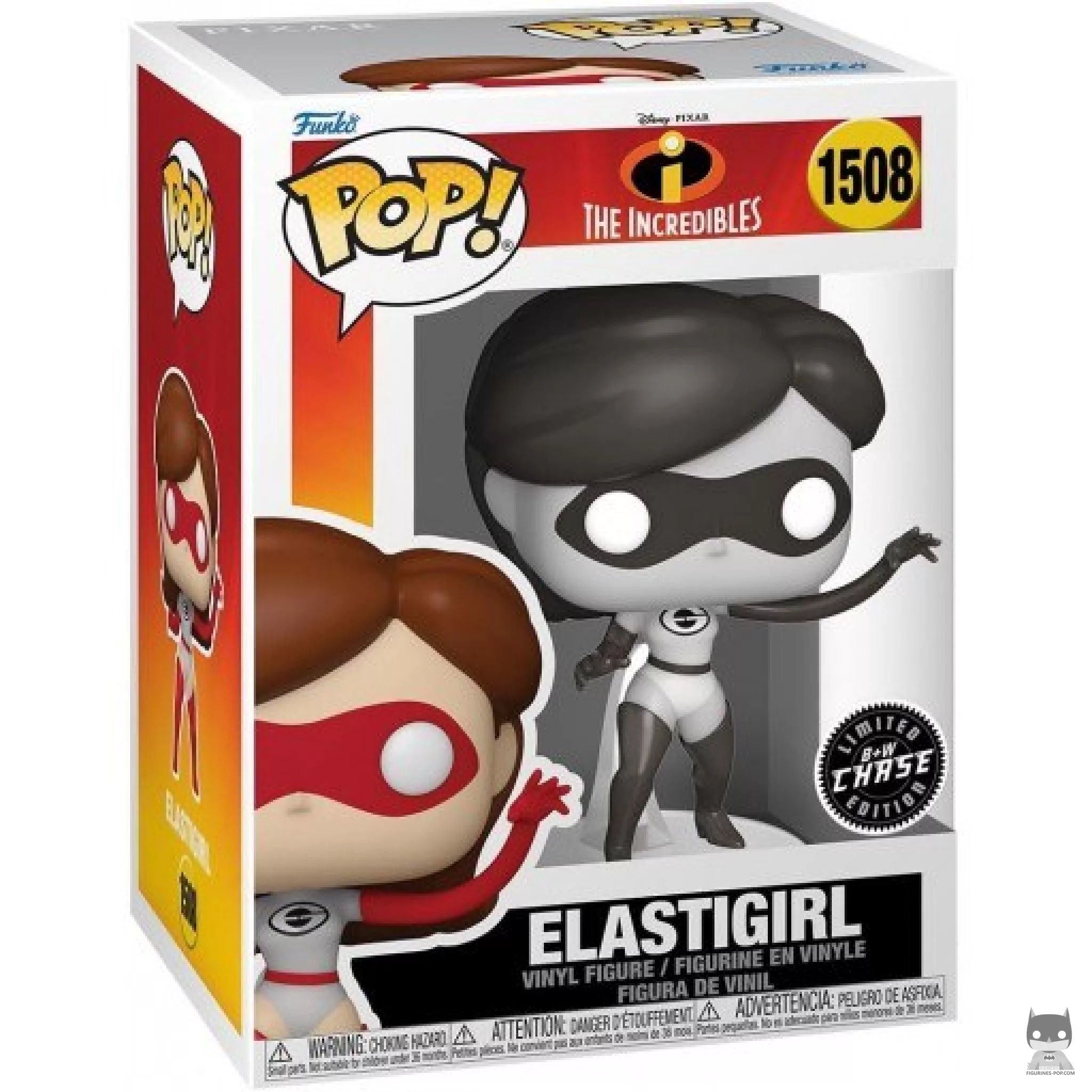 Figurine Funko POP Elastigirl (Chase & Black & White) avec boîte
