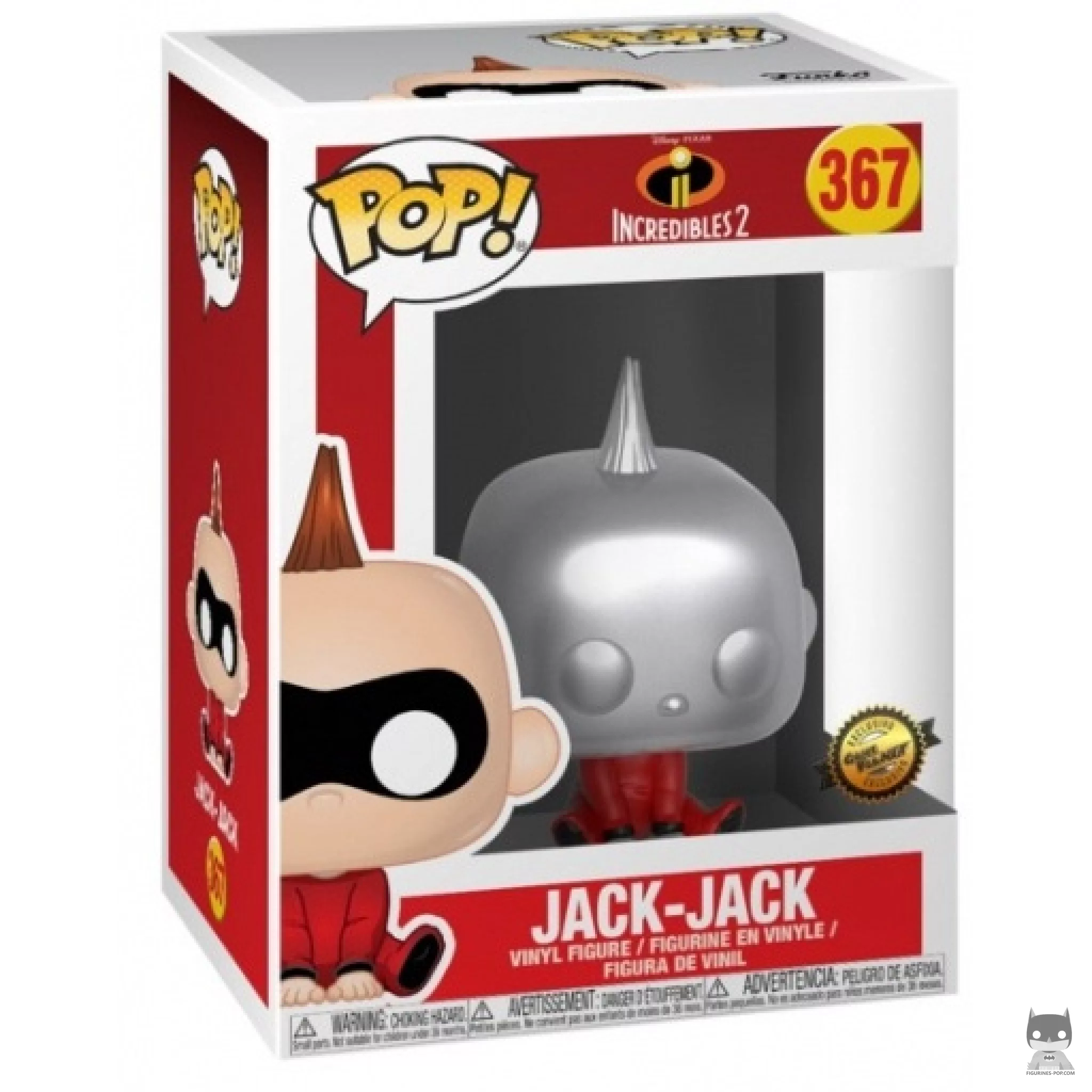 Figurine Funko POP Jack-Jack (Metallic) avec boîte