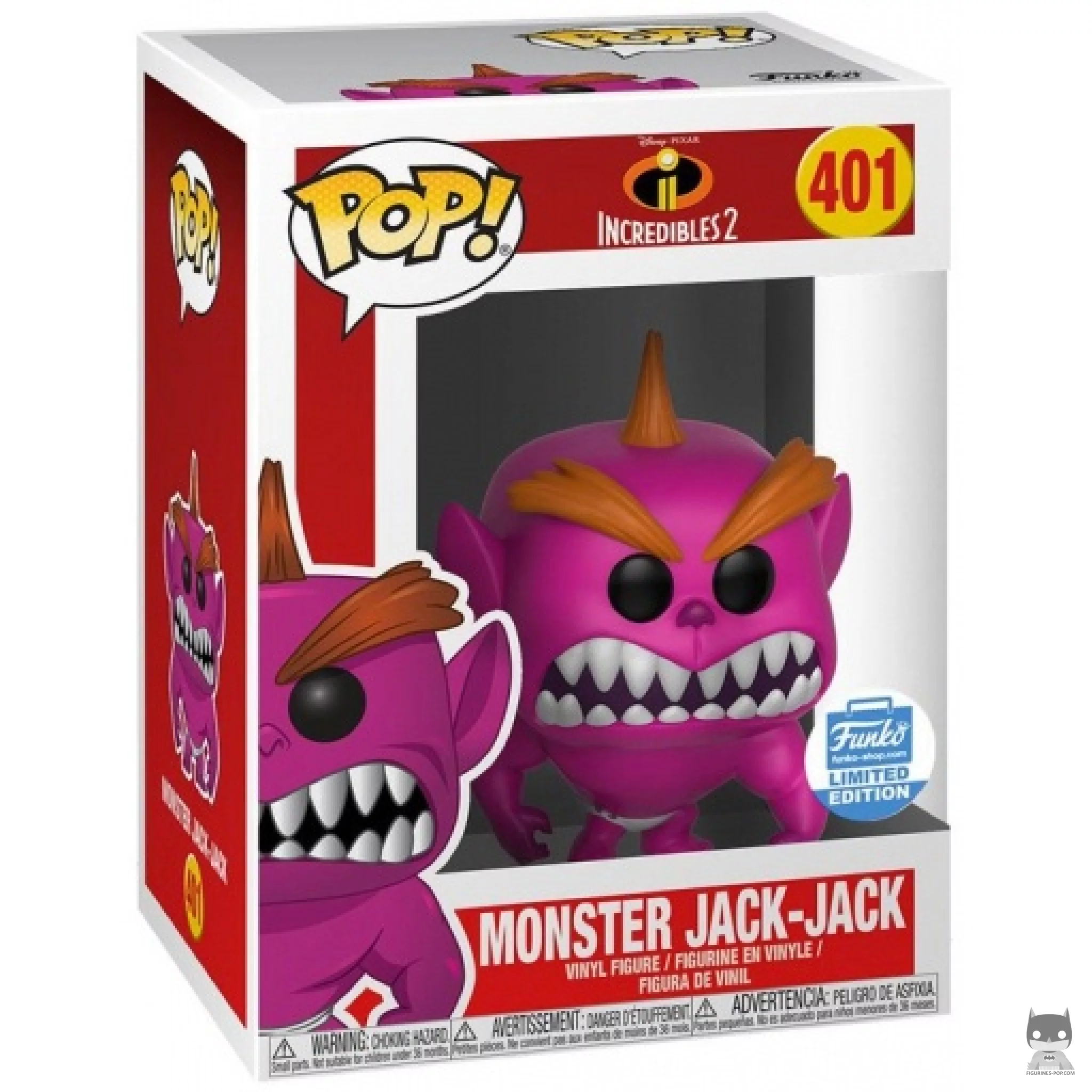 Figurine Funko POP Jack-Jack Monstre avec boîte