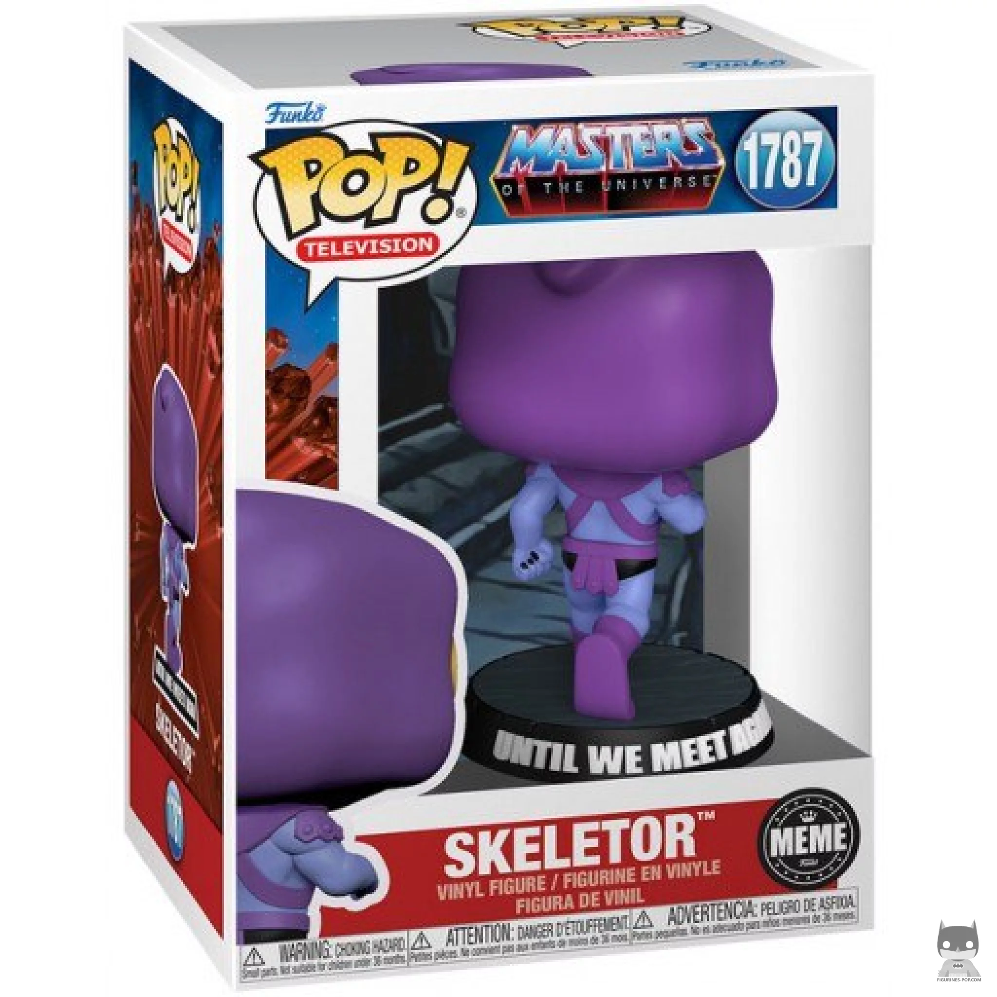 Figurine Funko POP Skeletor (Meme) avec boîte