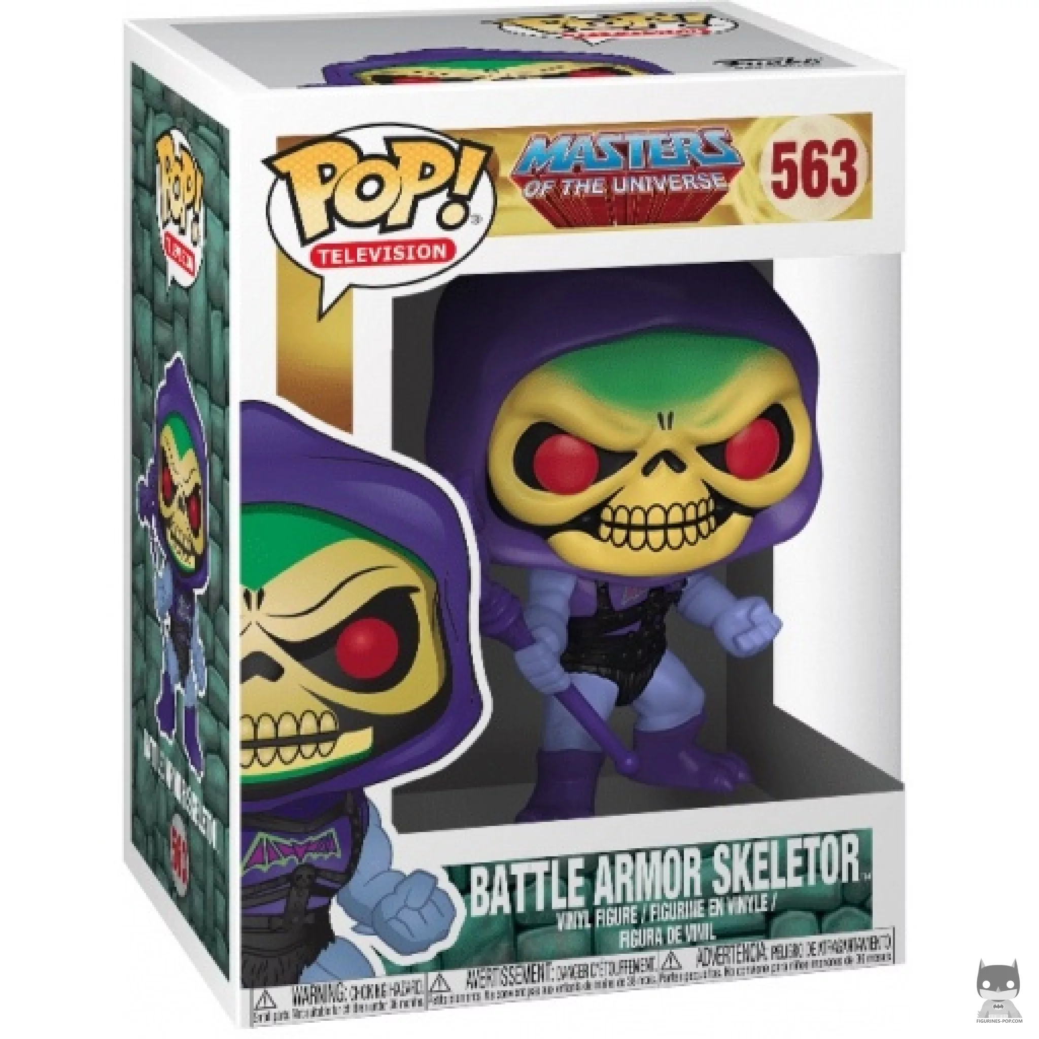 Figurine Funko POP Skeletor (Capuche Noire) avec boîte