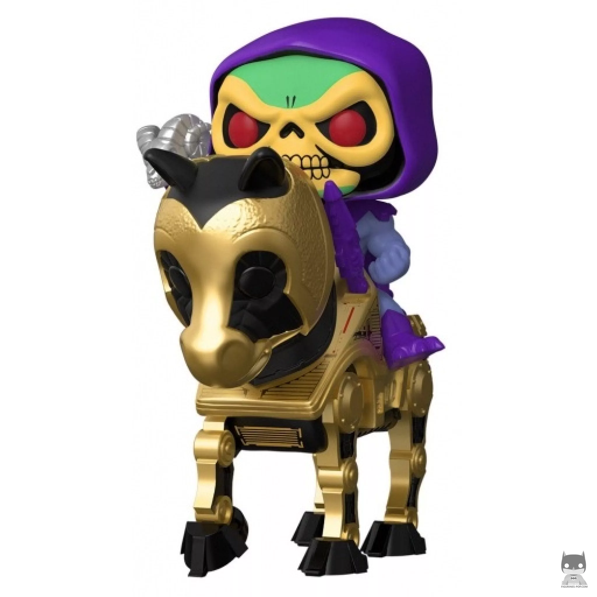 Figurine Funko POP Skeletor sur Night Stalker (Les Maîtres de l'univers)
