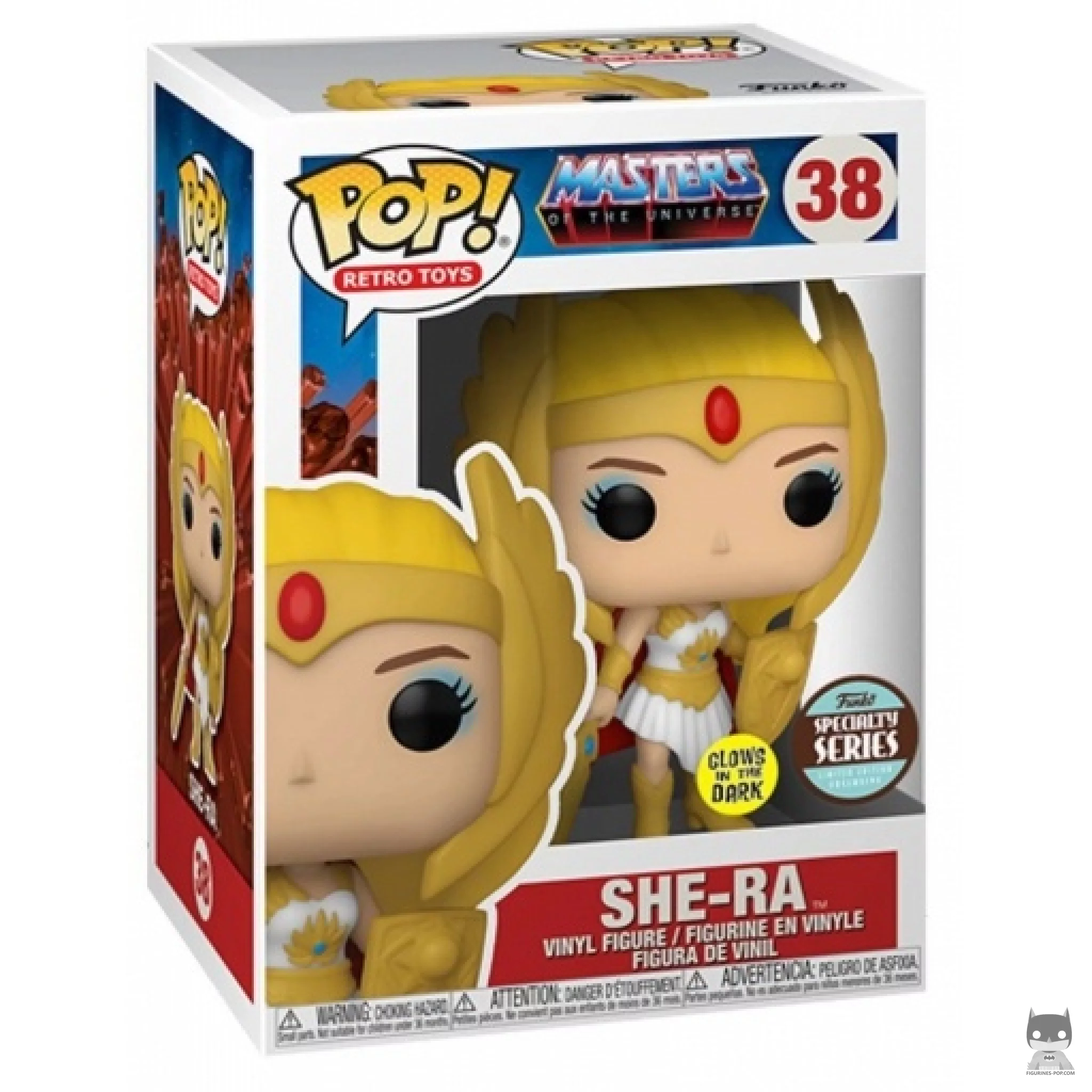 Figurine Funko POP She-Ra (Glow in the Dark) avec boîte