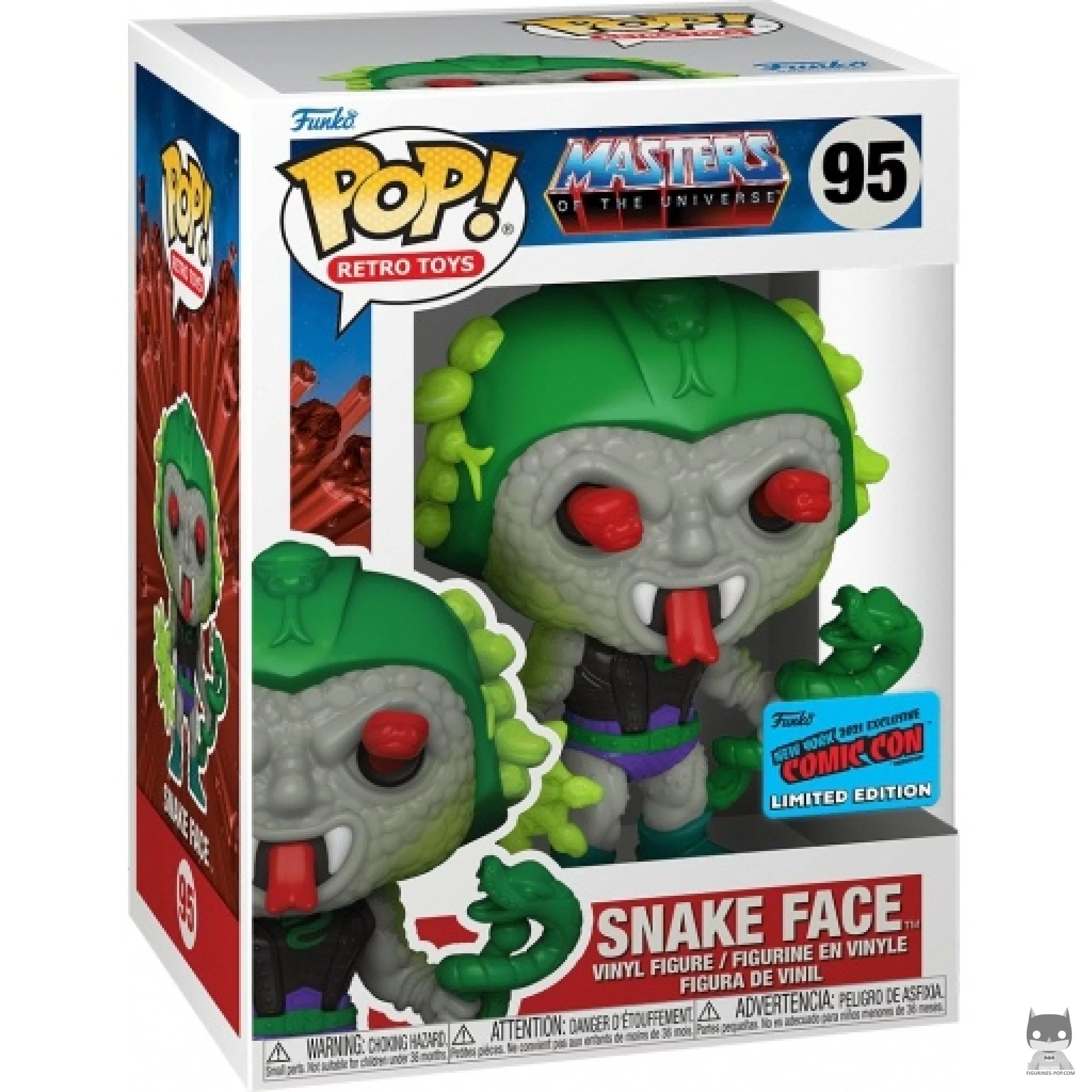 Figurine Funko POP Snake Face avec boîte