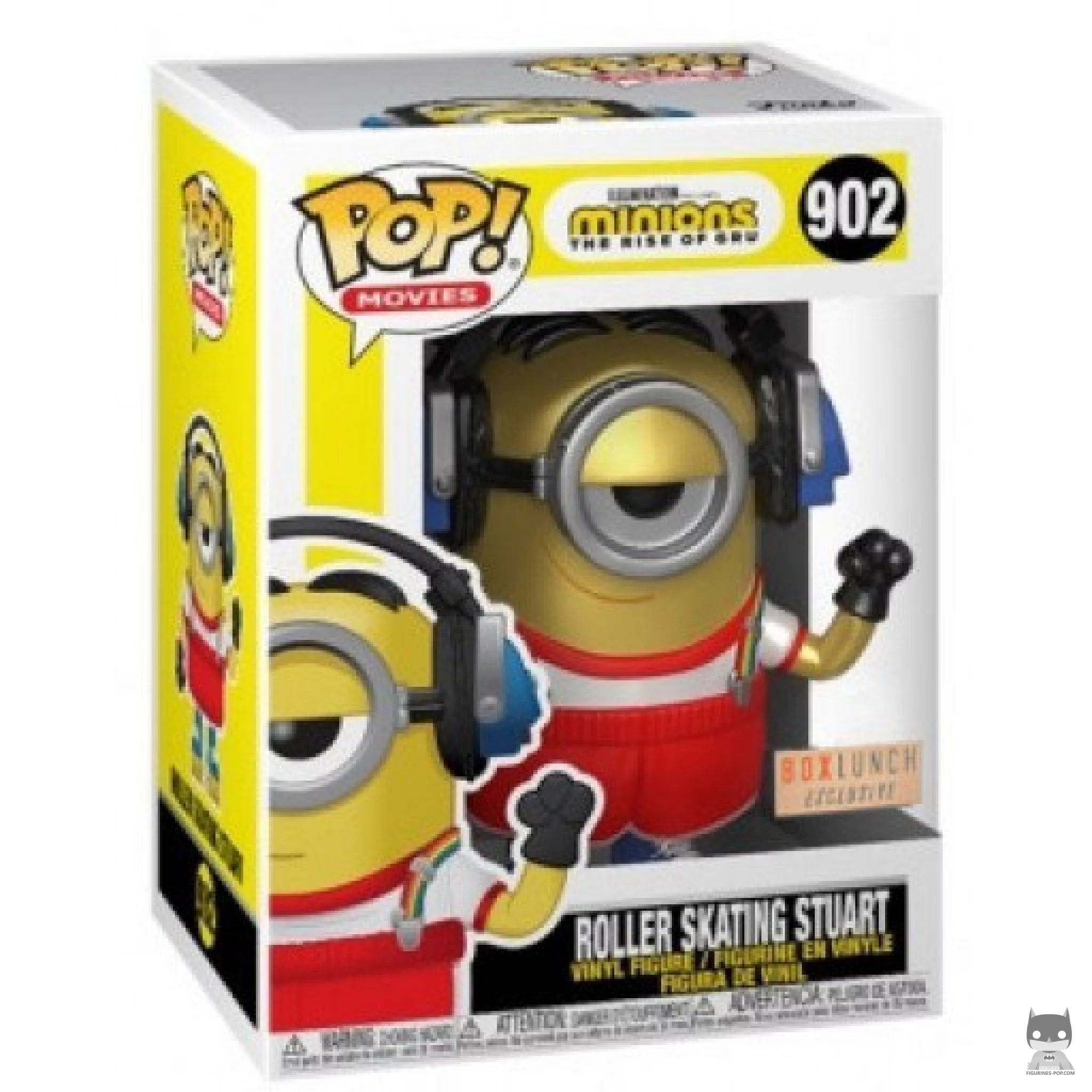 Figurine Funko POP Stuart en rollers (Metallic) avec boîte