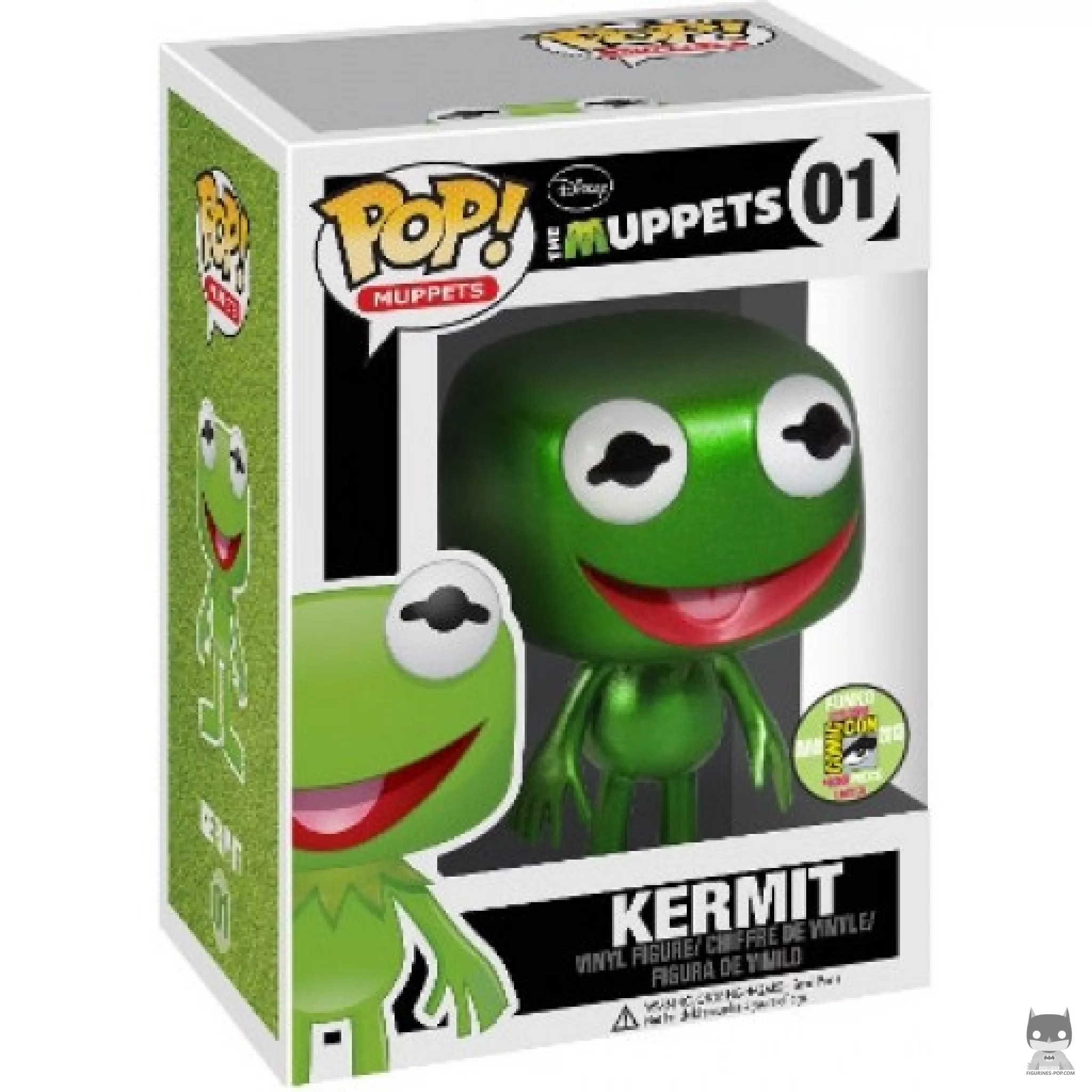 Figurine Funko POP Kermit la Grenouille (Metallic) avec boîte