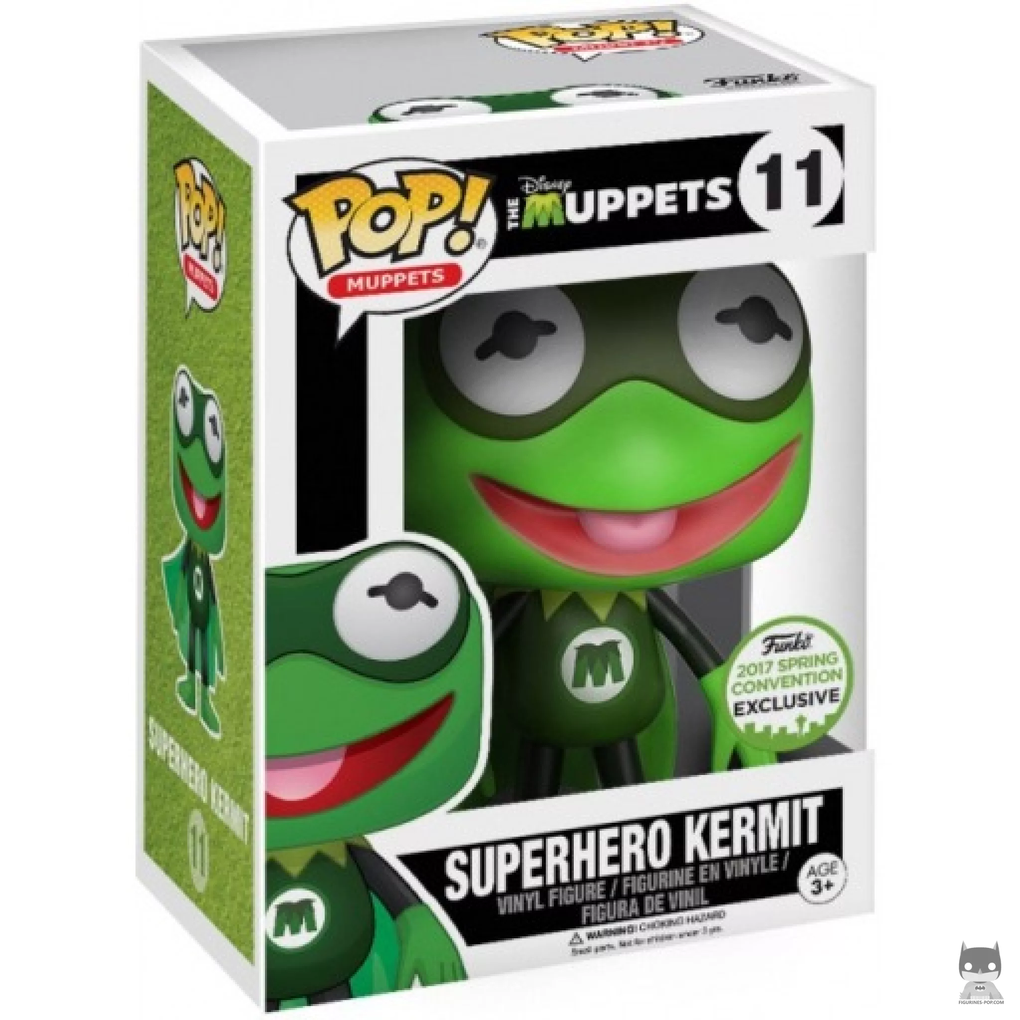 Figurine Funko POP Kermit la Grenouille Super-héro avec boîte