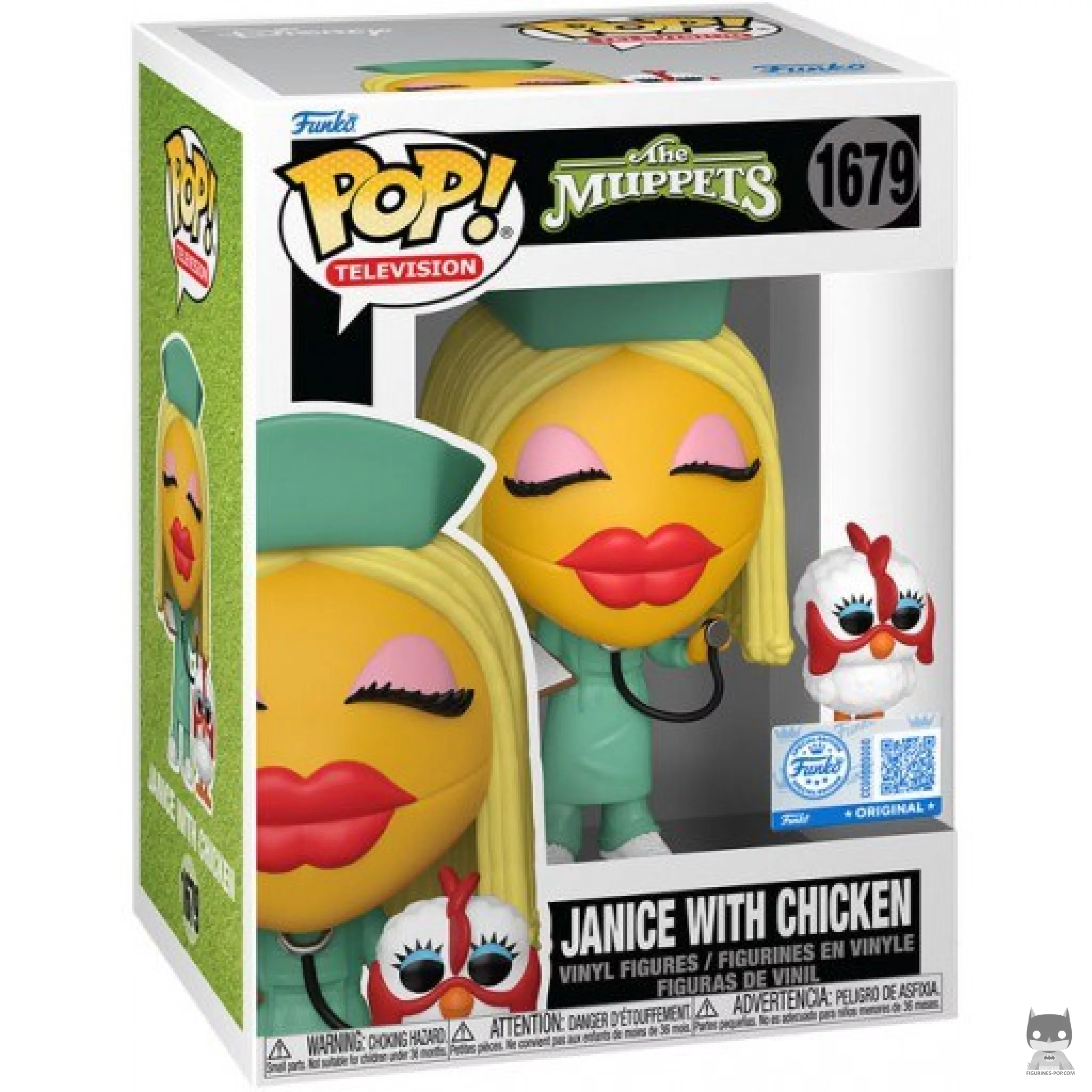 Figurine Funko POP Janice avec Poulet avec boîte