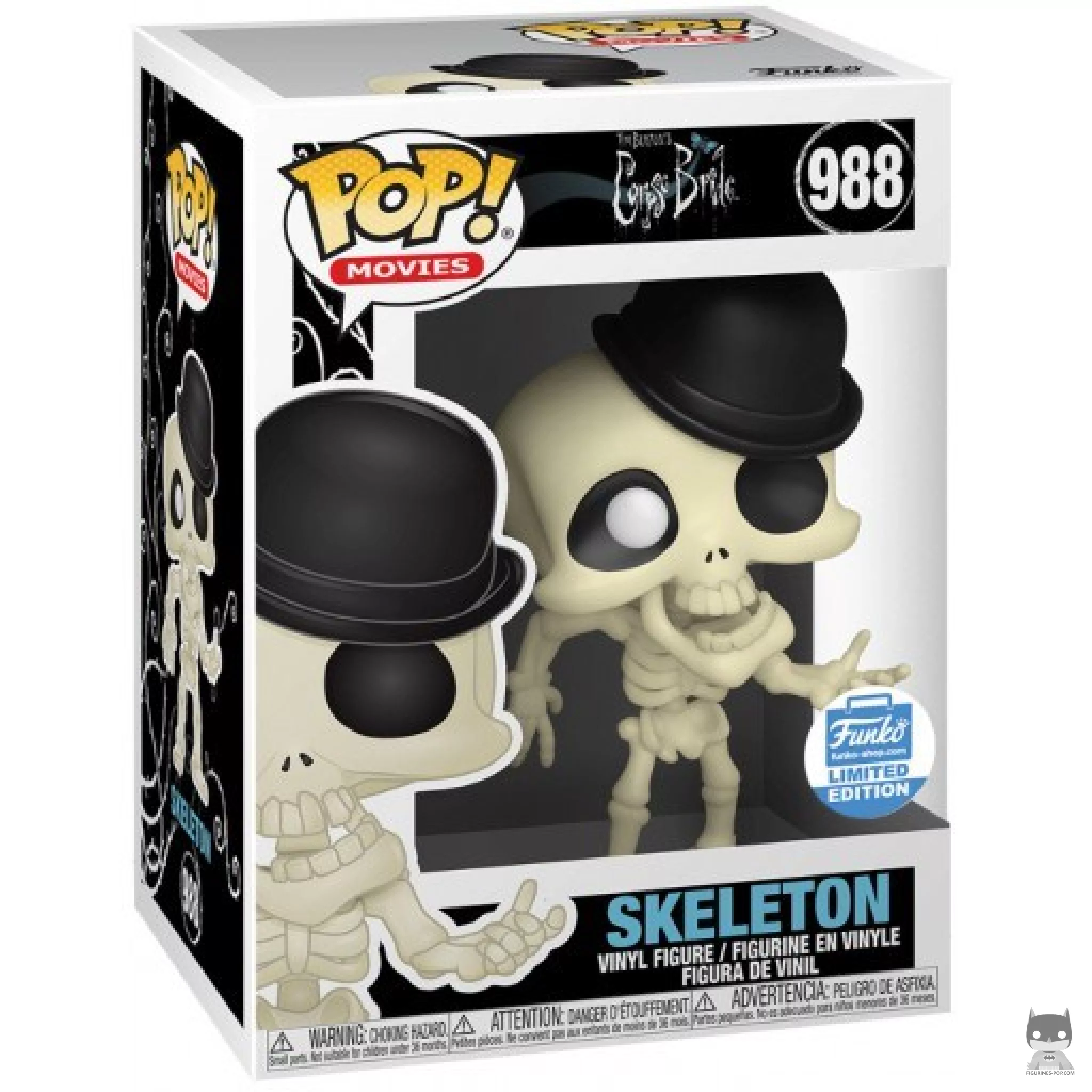 Figurine Funko POP Le Squelette avec boîte