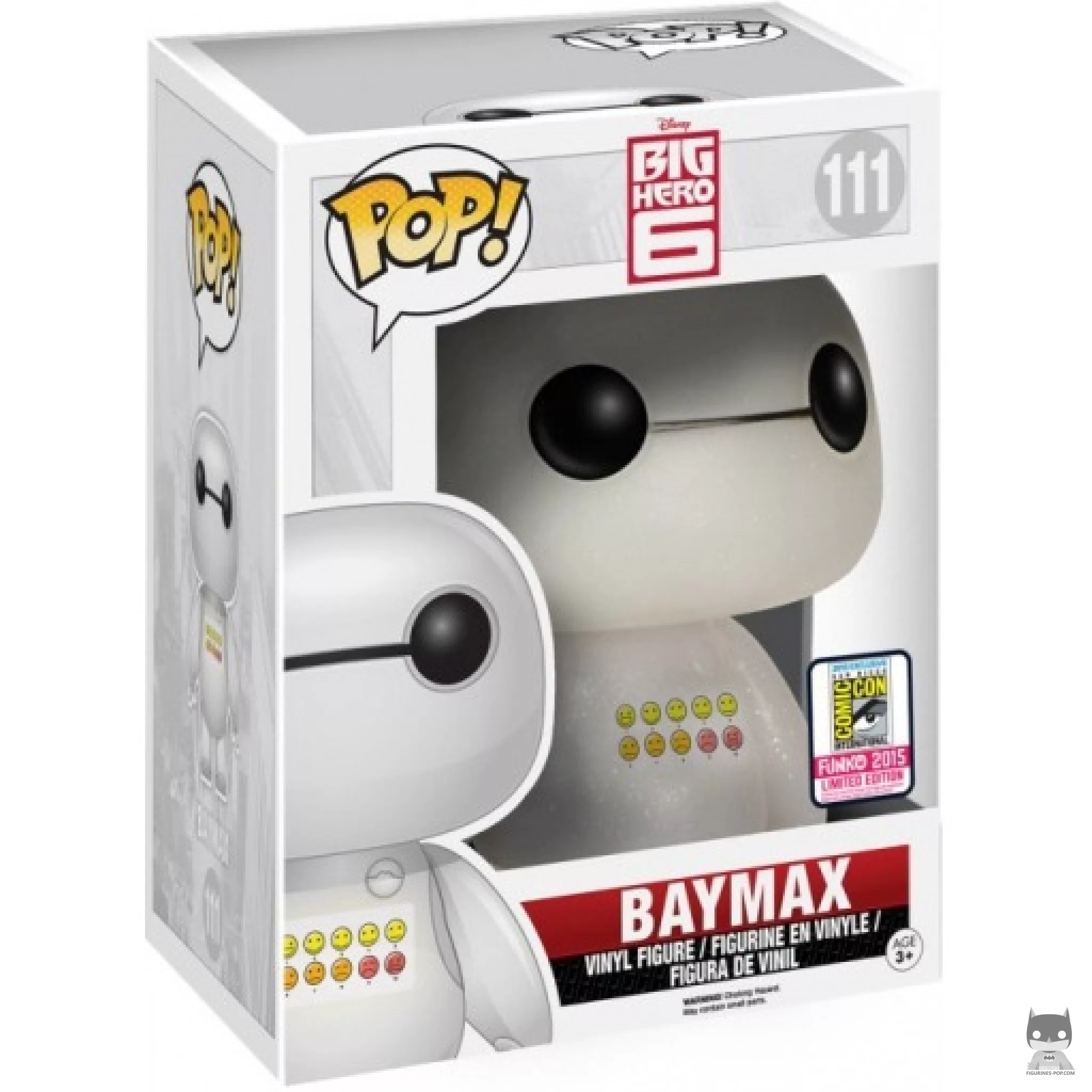 Figurine Funko POP Baymax Emoticon (Supersized) avec boîte