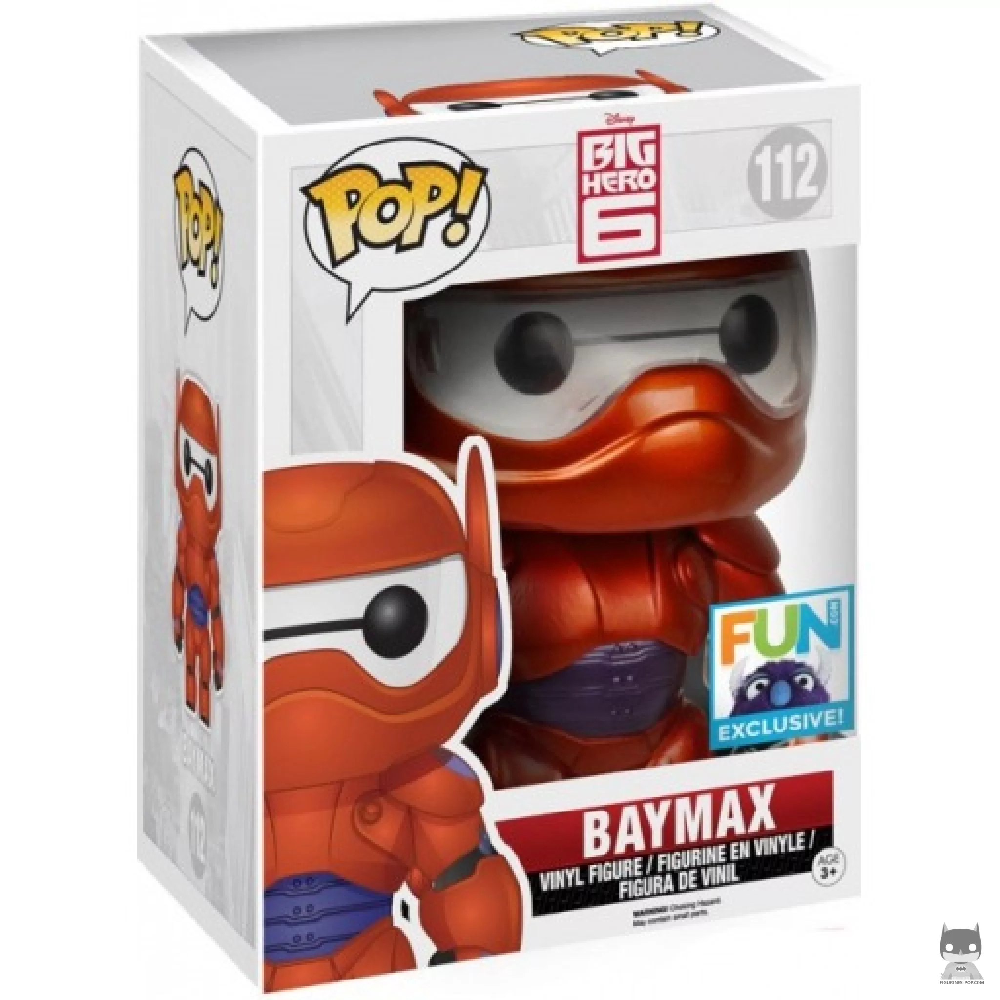 Figurine Funko POP Baymax (Supersized & Metallic) avec boîte