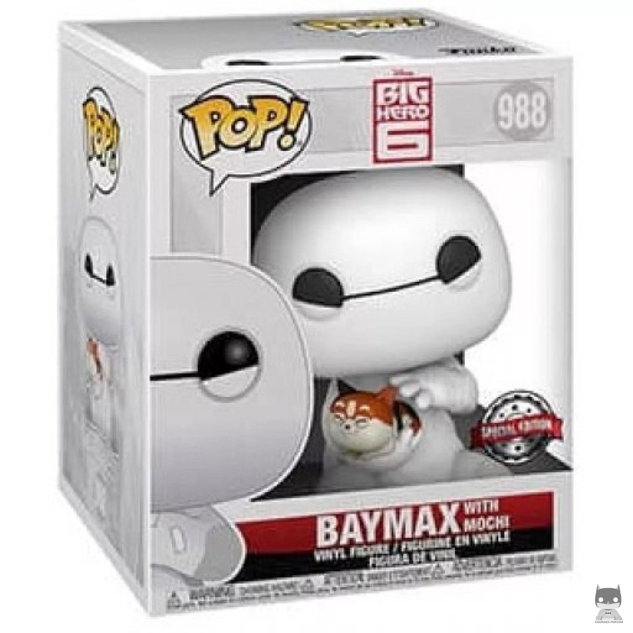 Figurine Funko POP Baymax avec Mochi avec boîte