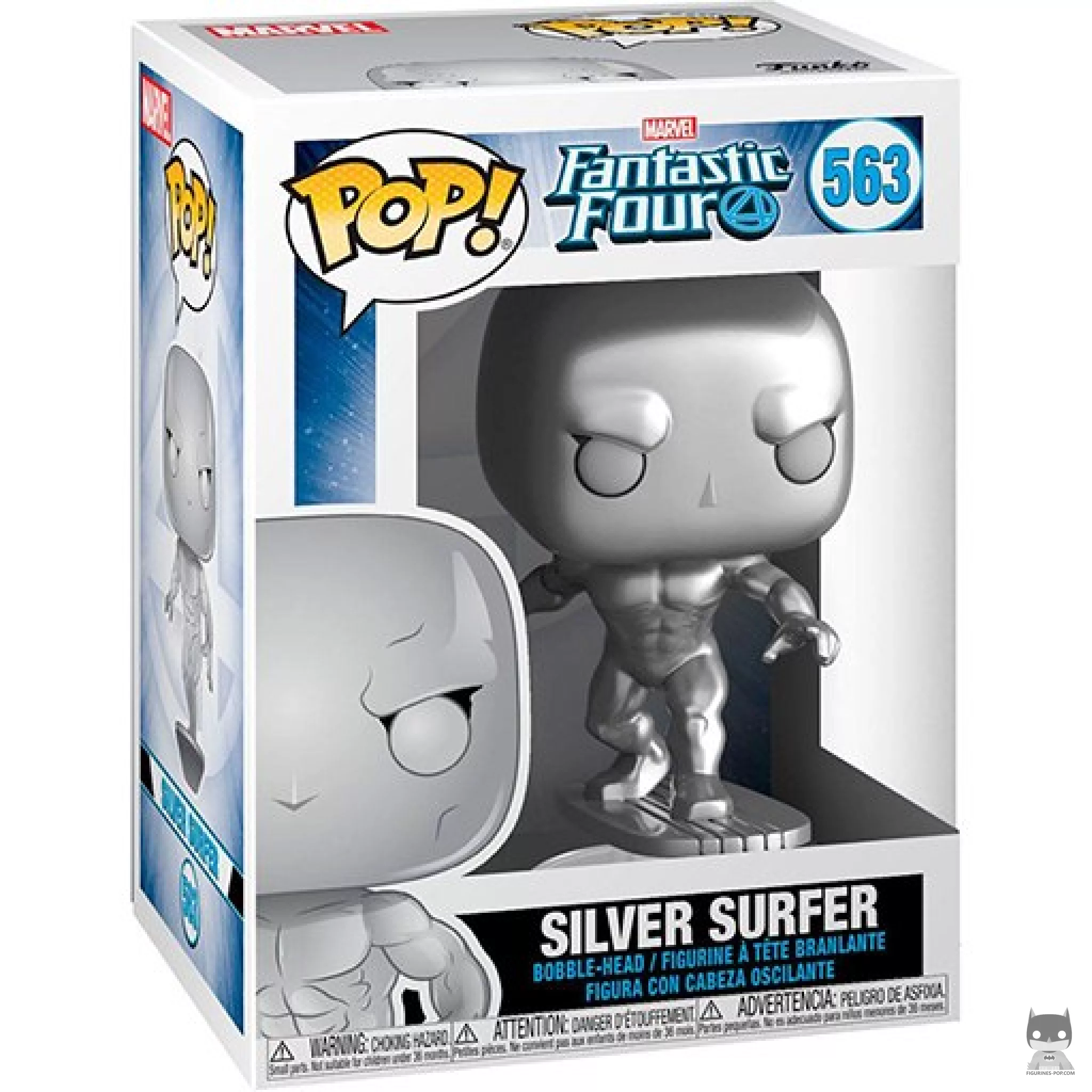 Figurine Funko POP Le Surfer d'Argent avec boîte