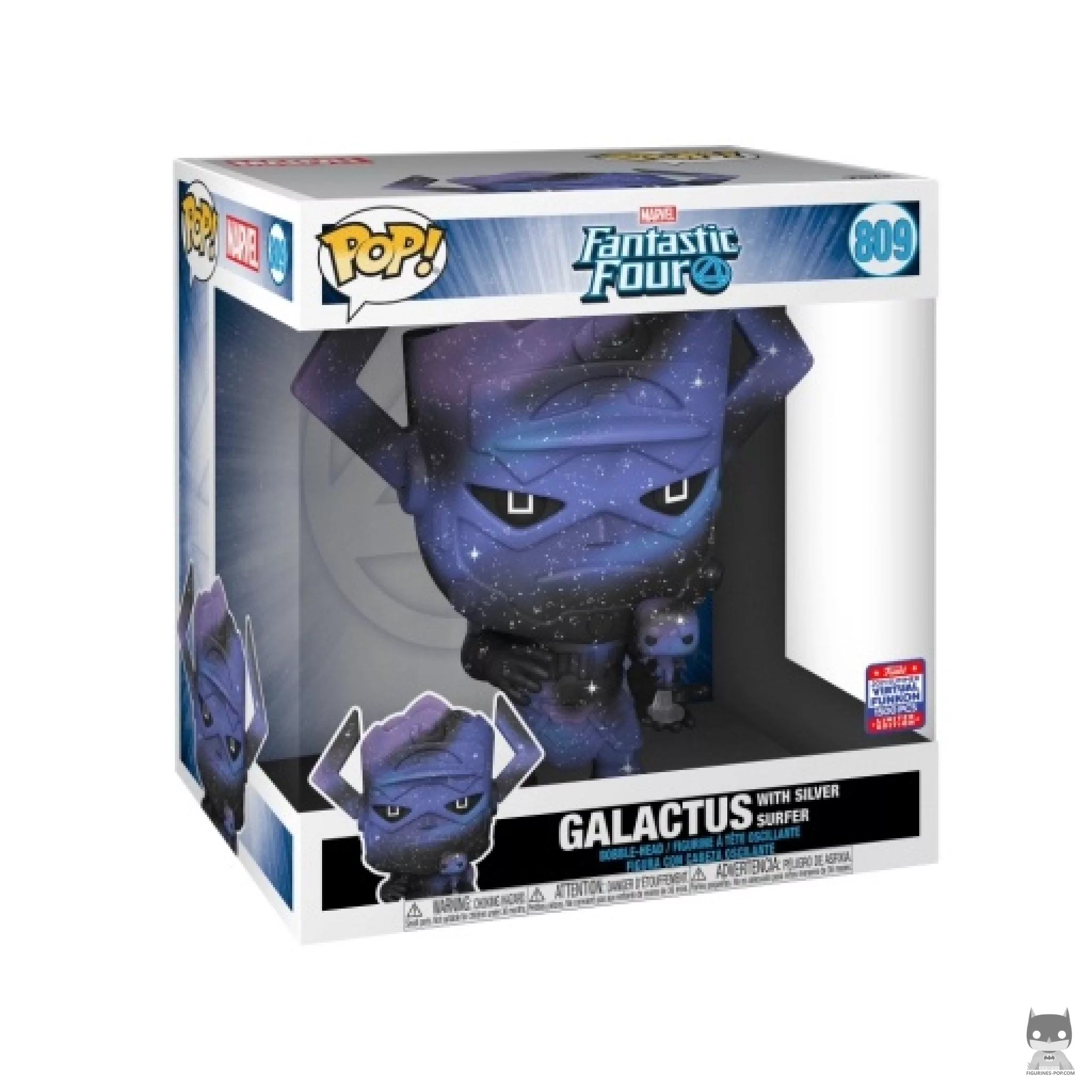Figurine Funko POP Galactus with Silver Surfer (Milky Way) (Supersized) avec boîte