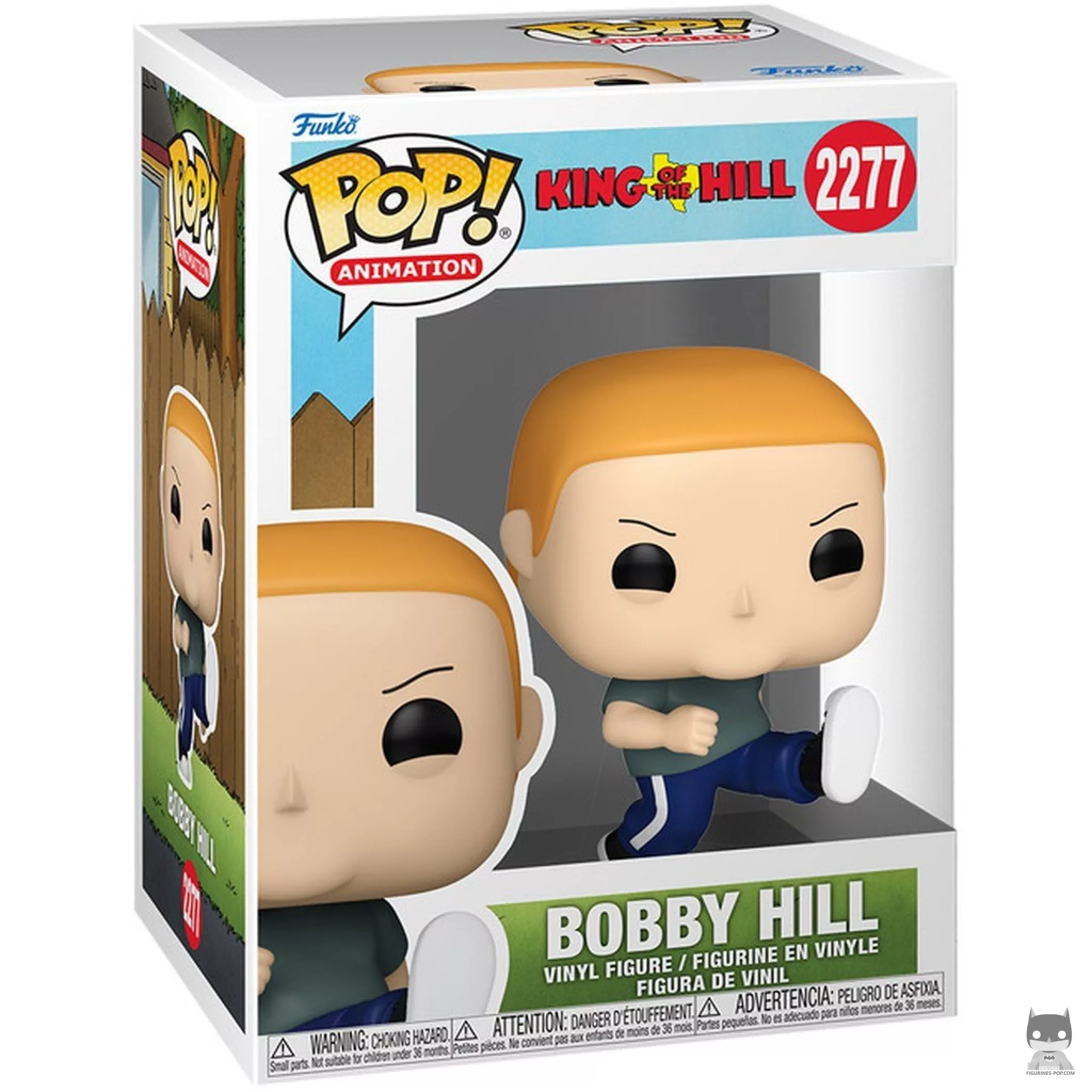 Figurine Funko POP Bobby Hill (coup de pied) avec boîte