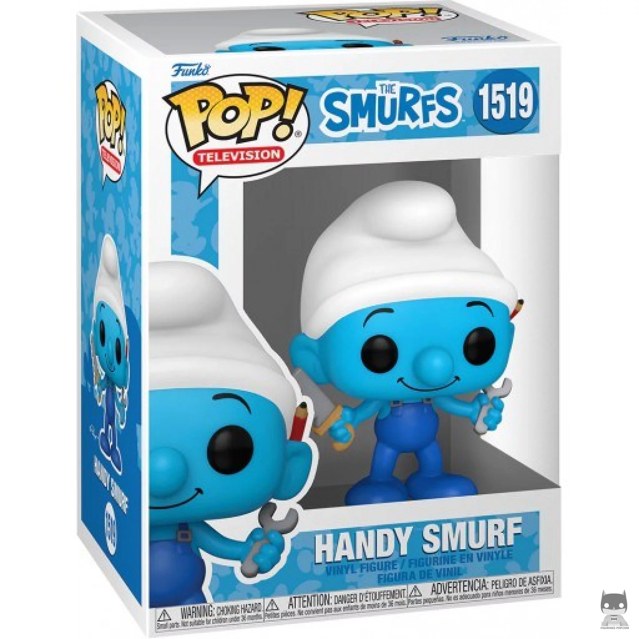 Figurine Funko POP Schtroumpf Bricoleur avec boîte