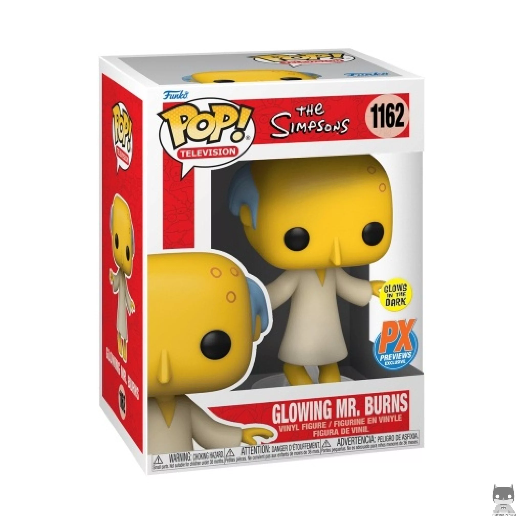 Figurine Funko POP Mr. Burns Fluorescent avec boîte