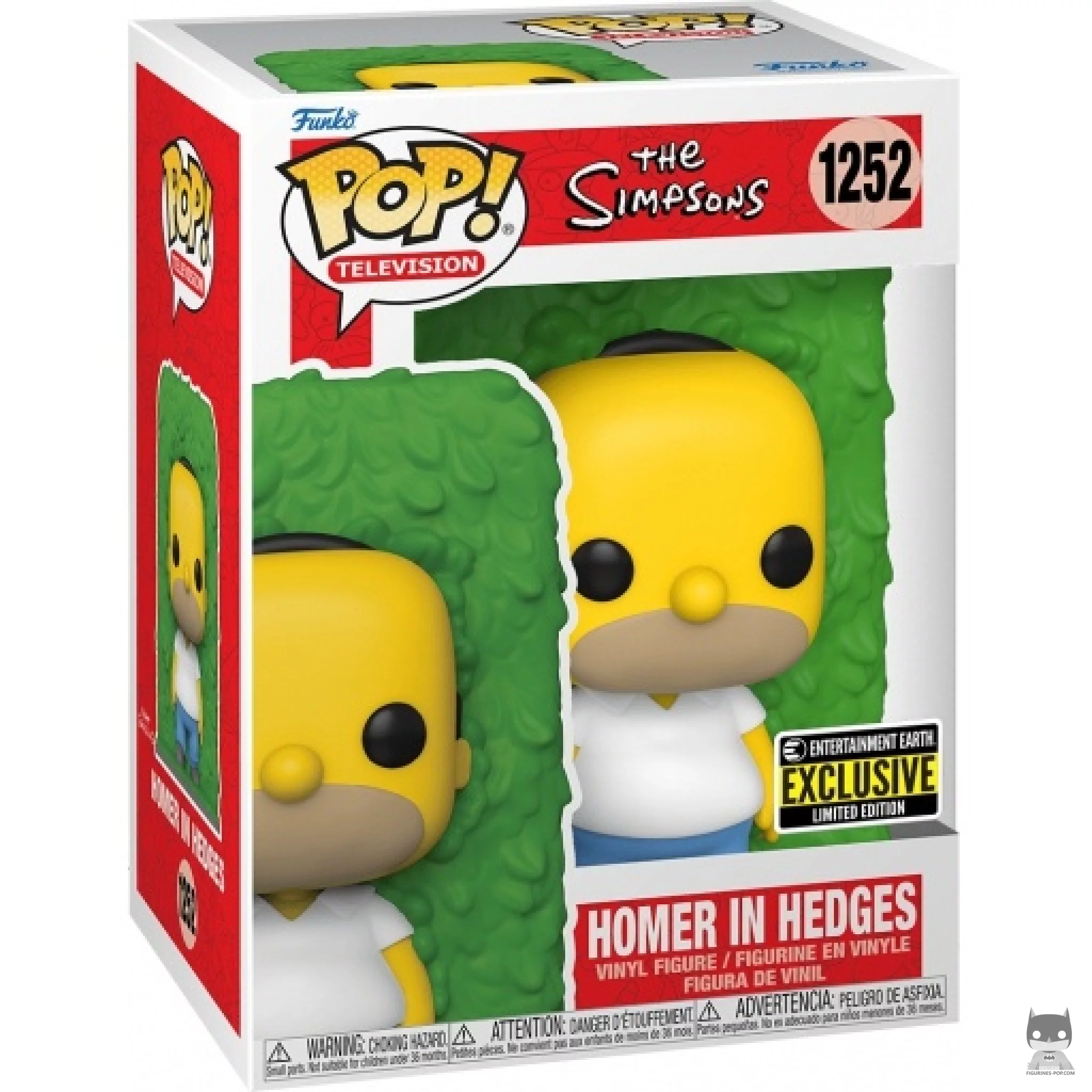 Figurine Funko POP Homer dans les Haies avec boîte