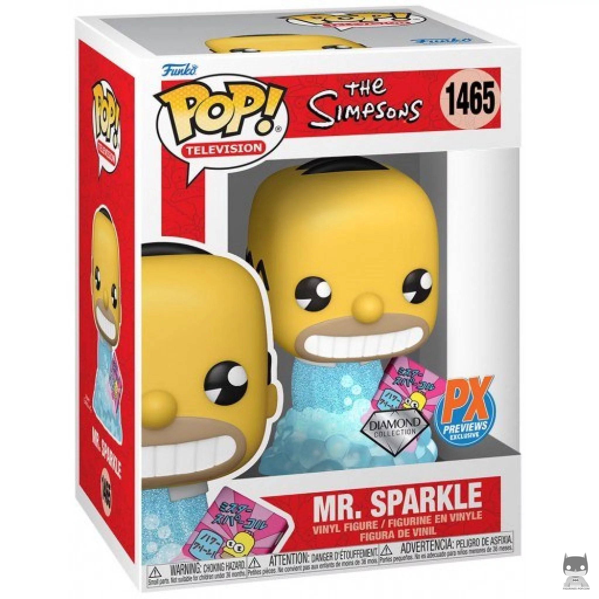 Figurine Funko POP Monsieur Scintillant (Diamond Glitter) avec boîte