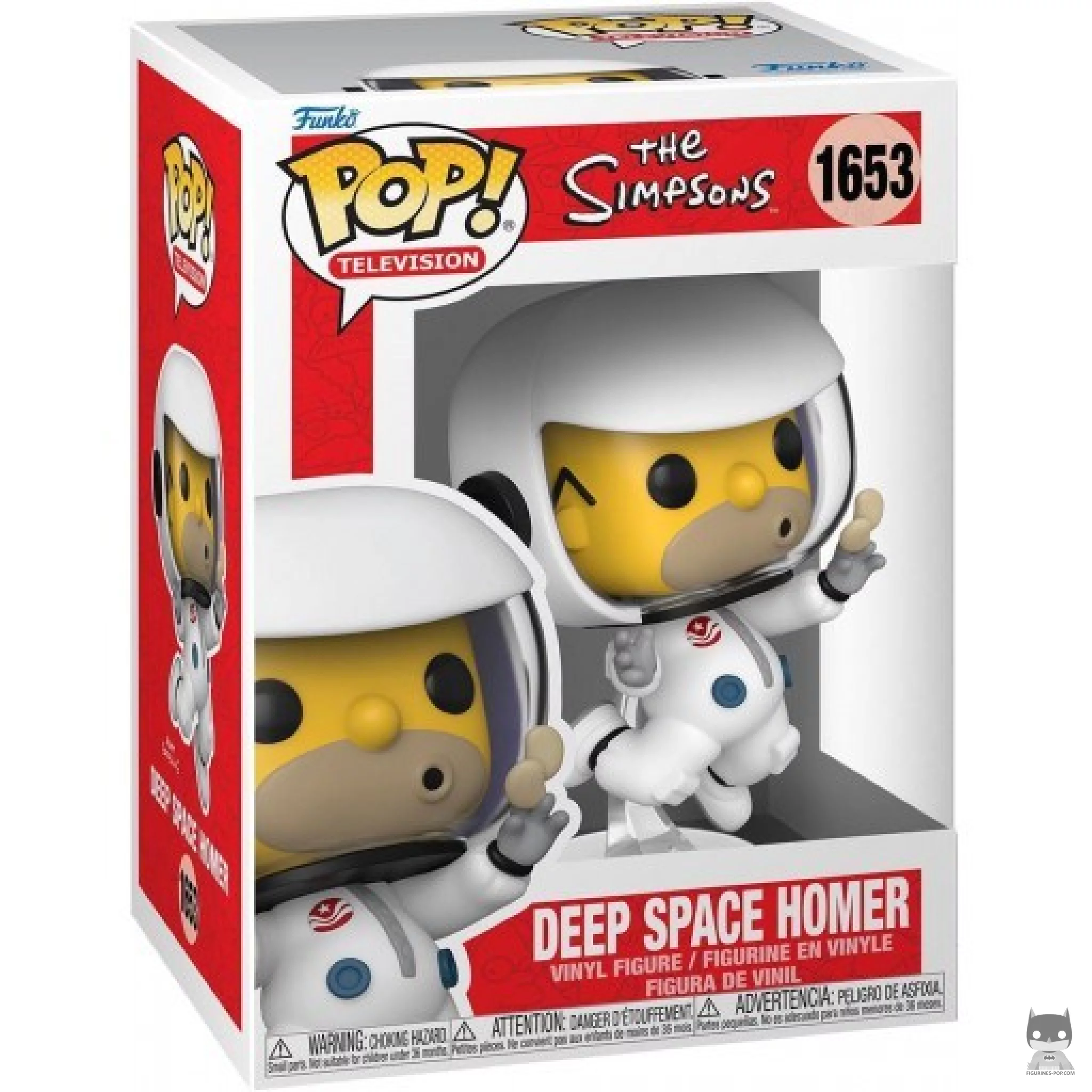 Figurine Funko POP Homer dans L'Espace avec boîte